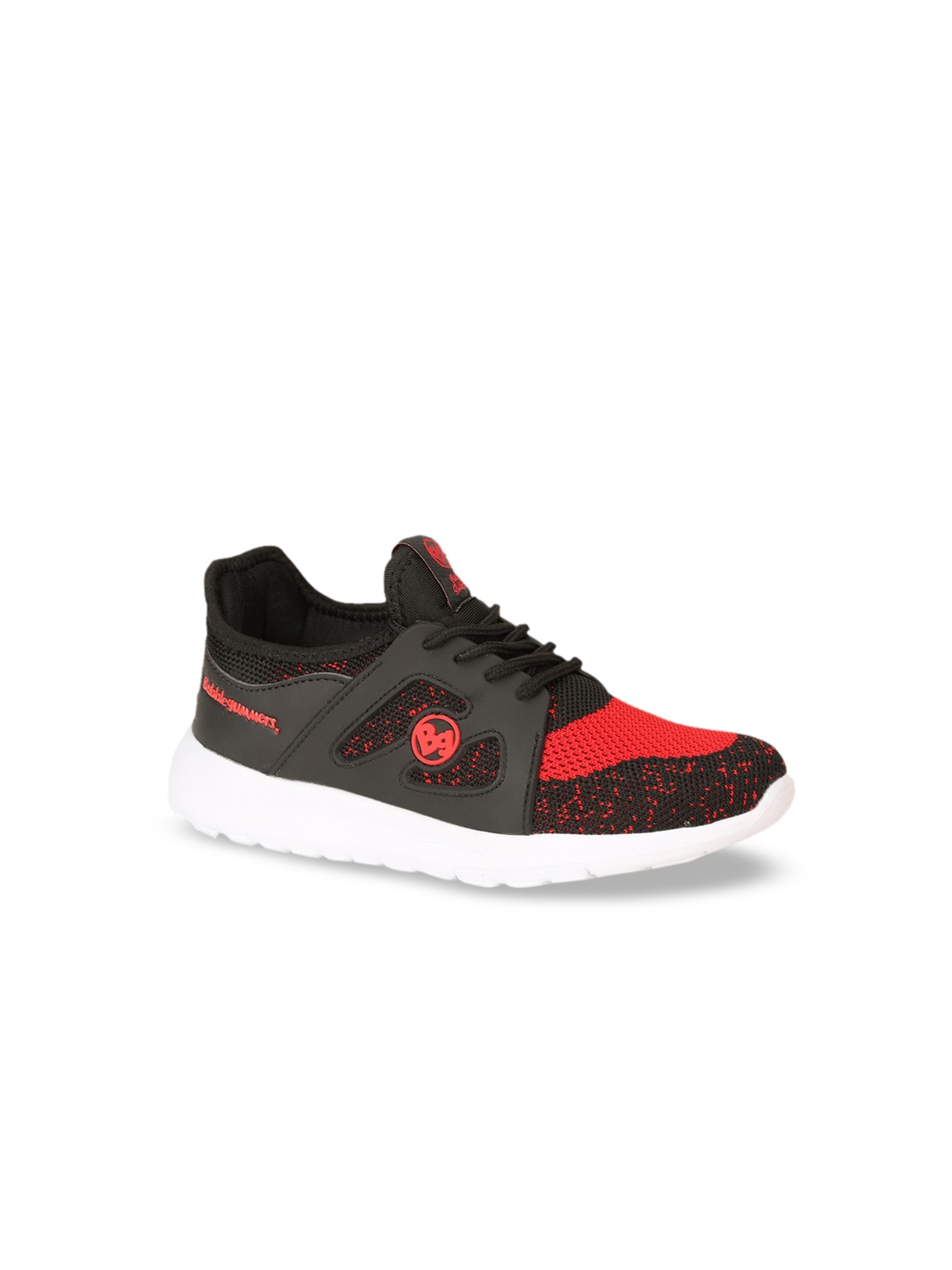 Bubblegummers Boys Black & Red Sneakers