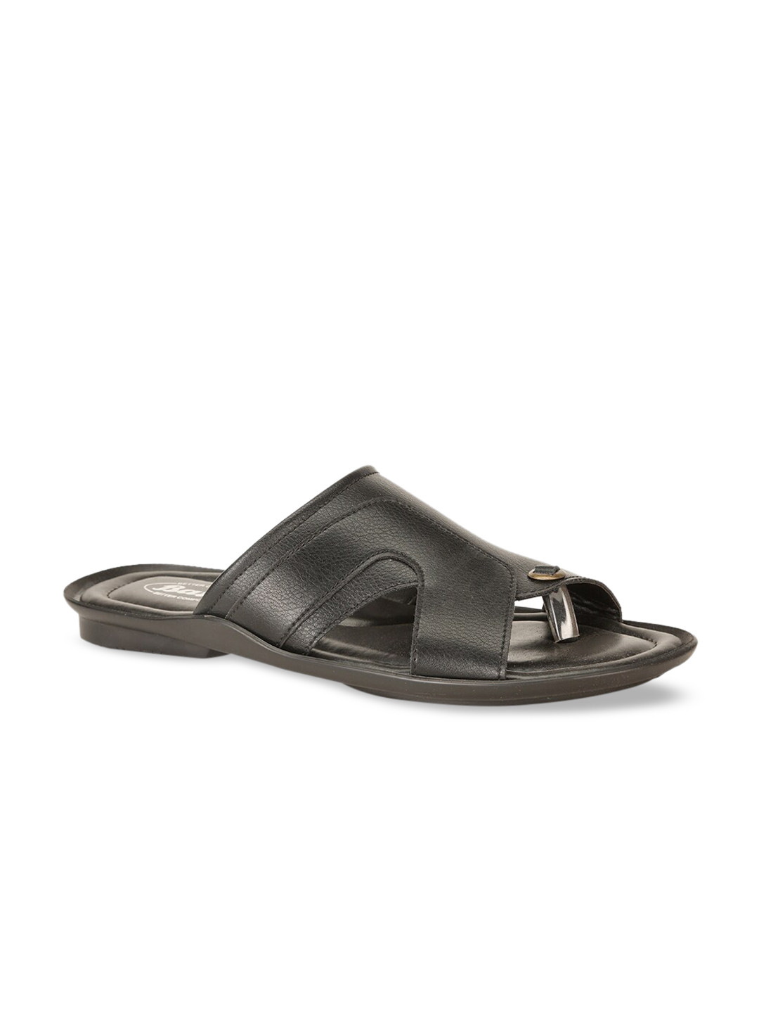 

Bata Men Black Comfort Sandals