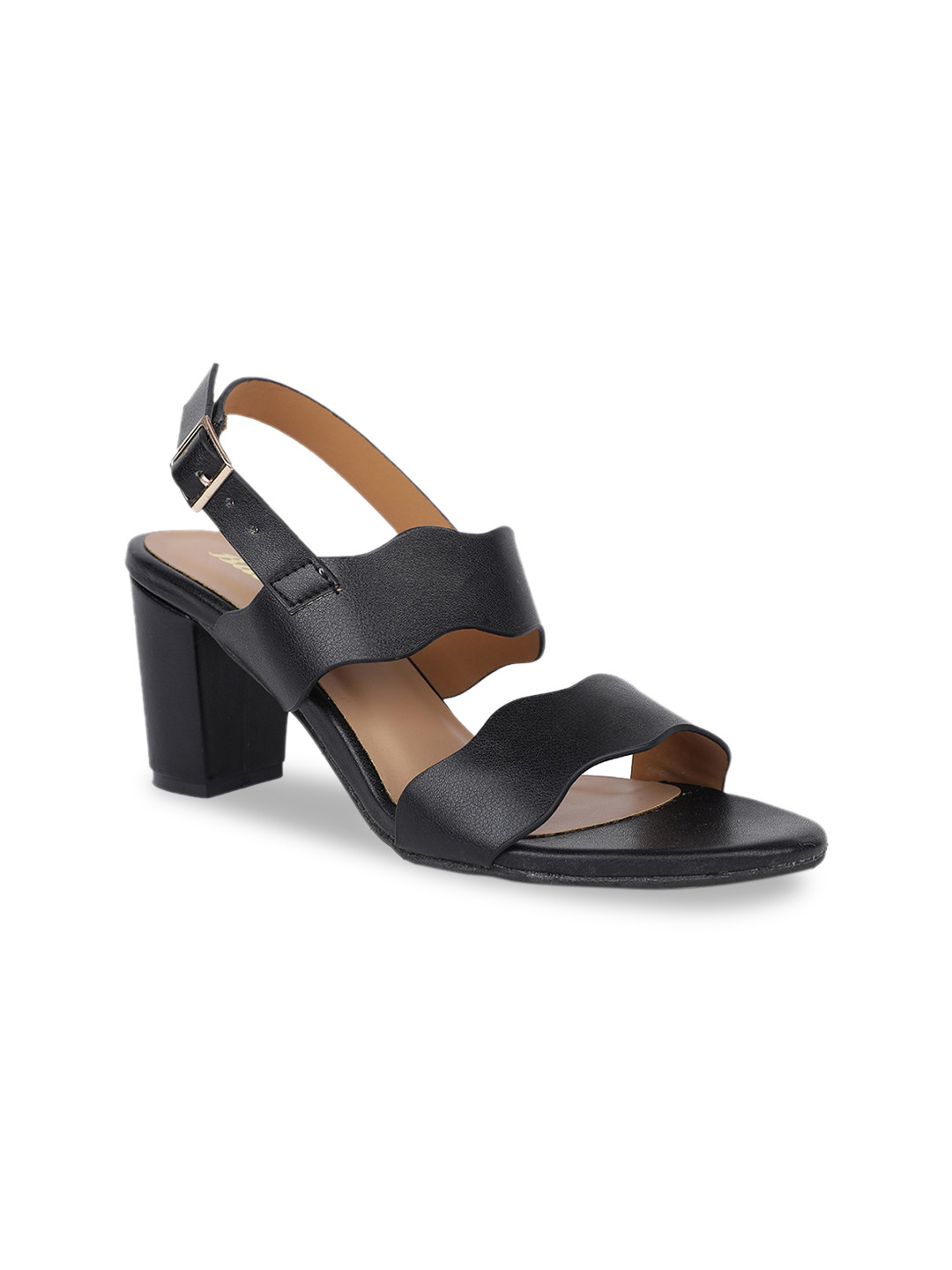 

Bata Women Black Solid Block Heels