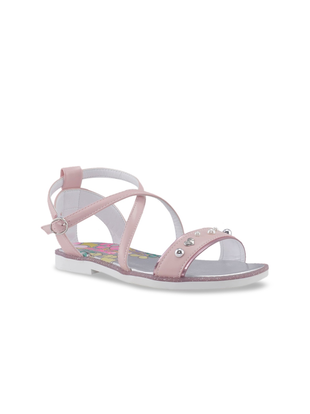 

Khadims Girls Pink Open Toe Flats