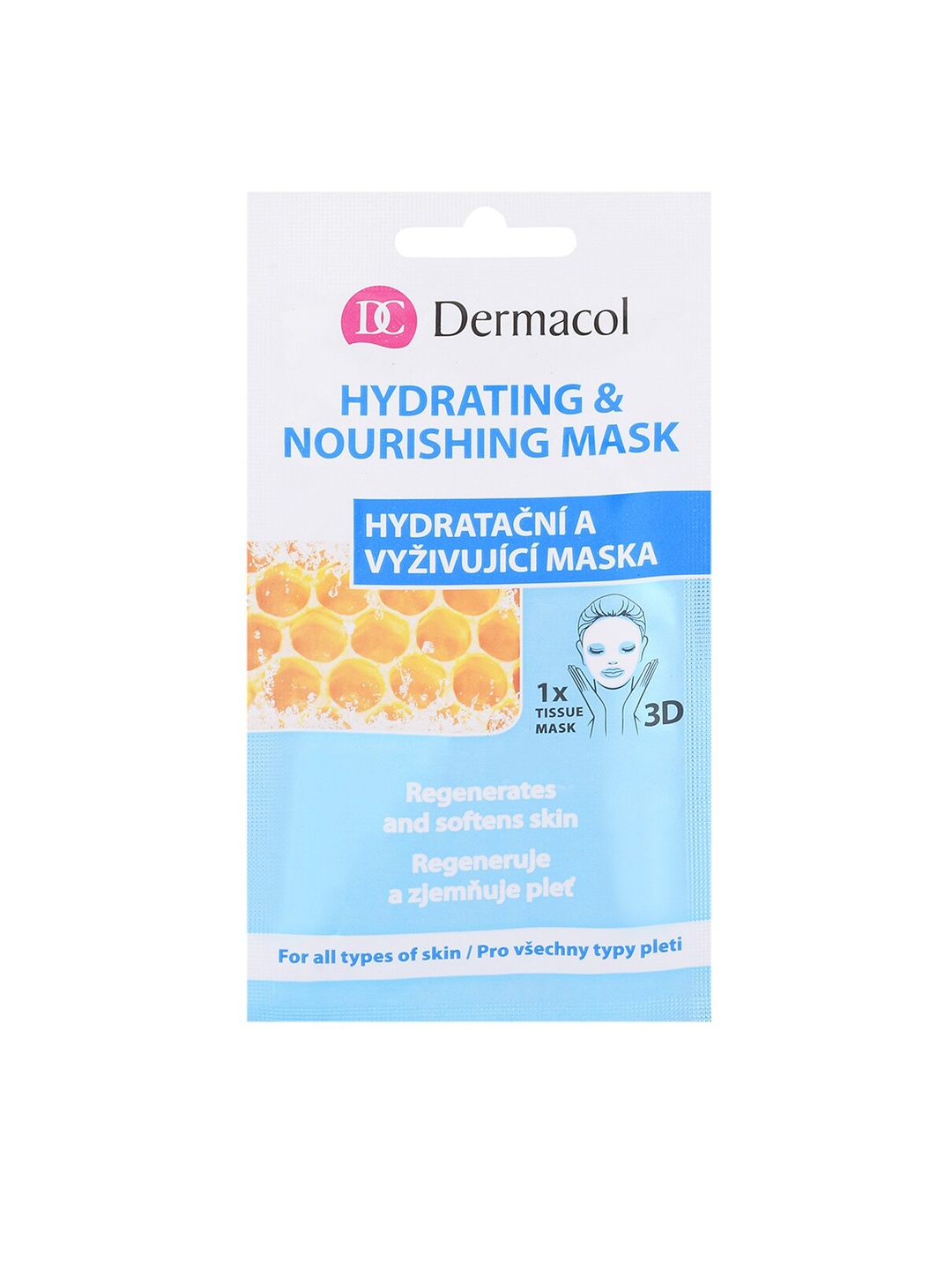 

Dermacol 5160 Tissue Hydrating & Nourishing Mask, Transparent