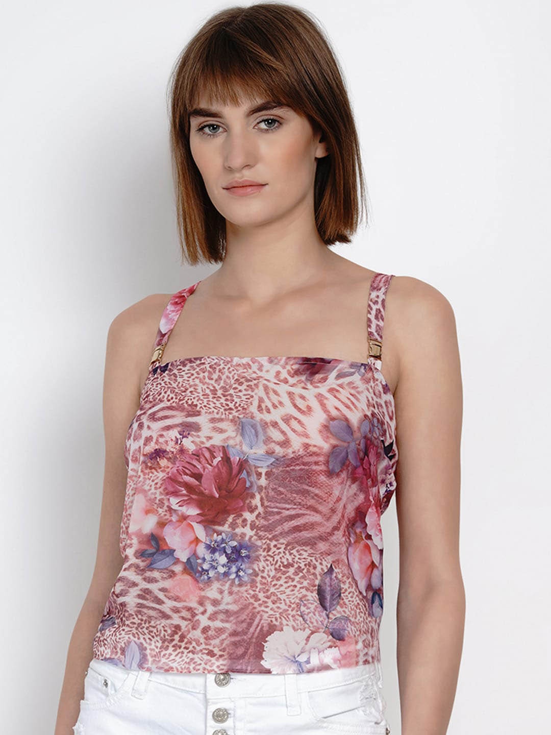 

EROTISSCH Women White Printed Top