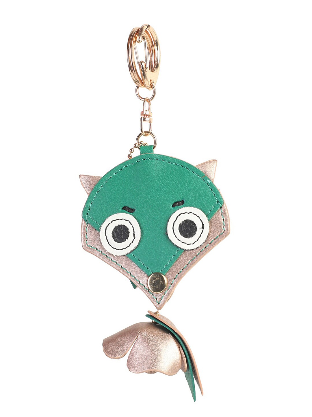 

Chumbak Sea Green & Silver Lucky Fox Earphone Organizer & Bag Charm