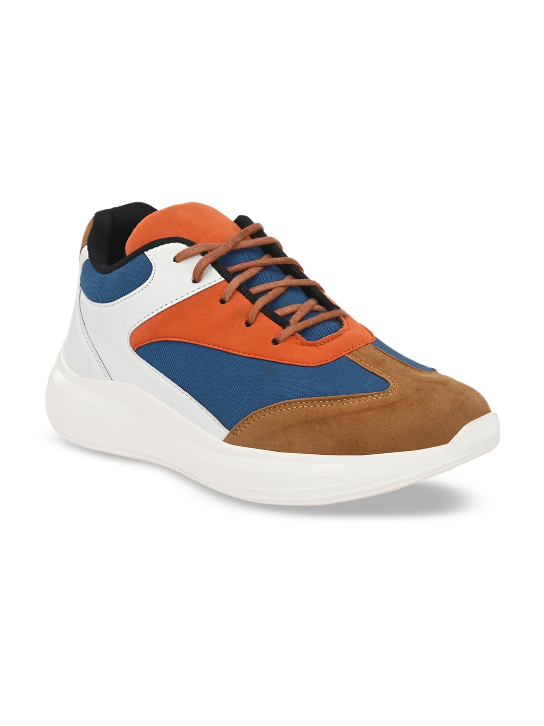 

mr.wonker Men Multicoloured Colourblocked Lightweight Sneakers, Multi