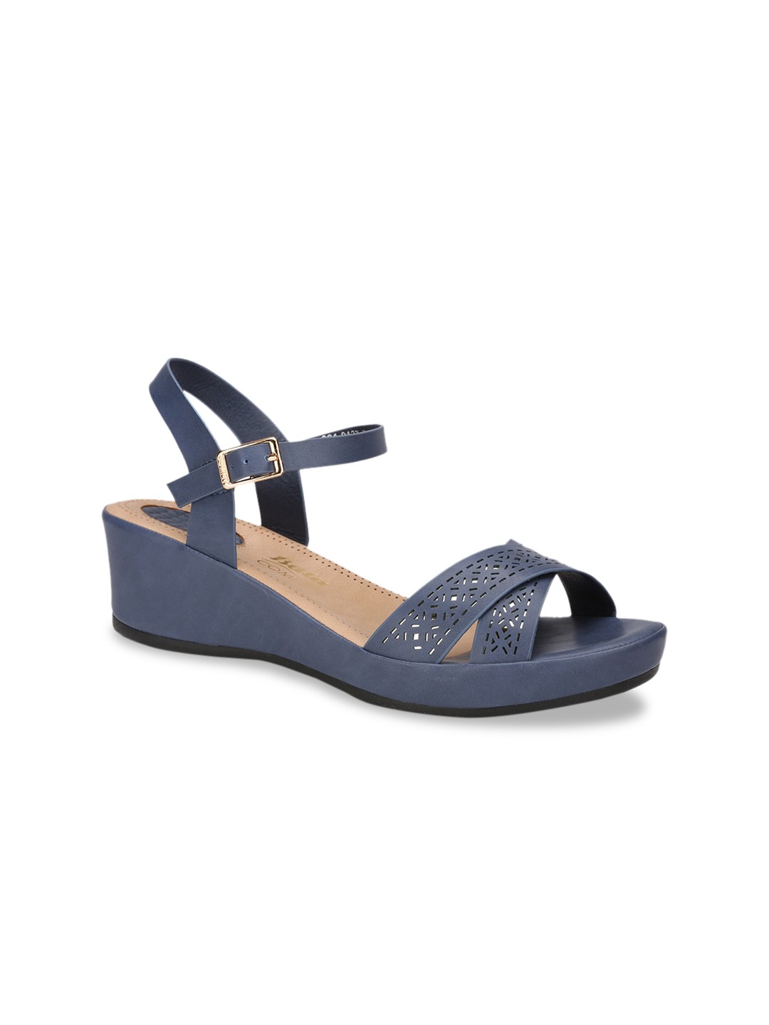 

Bata Women Blue Solid Wedges