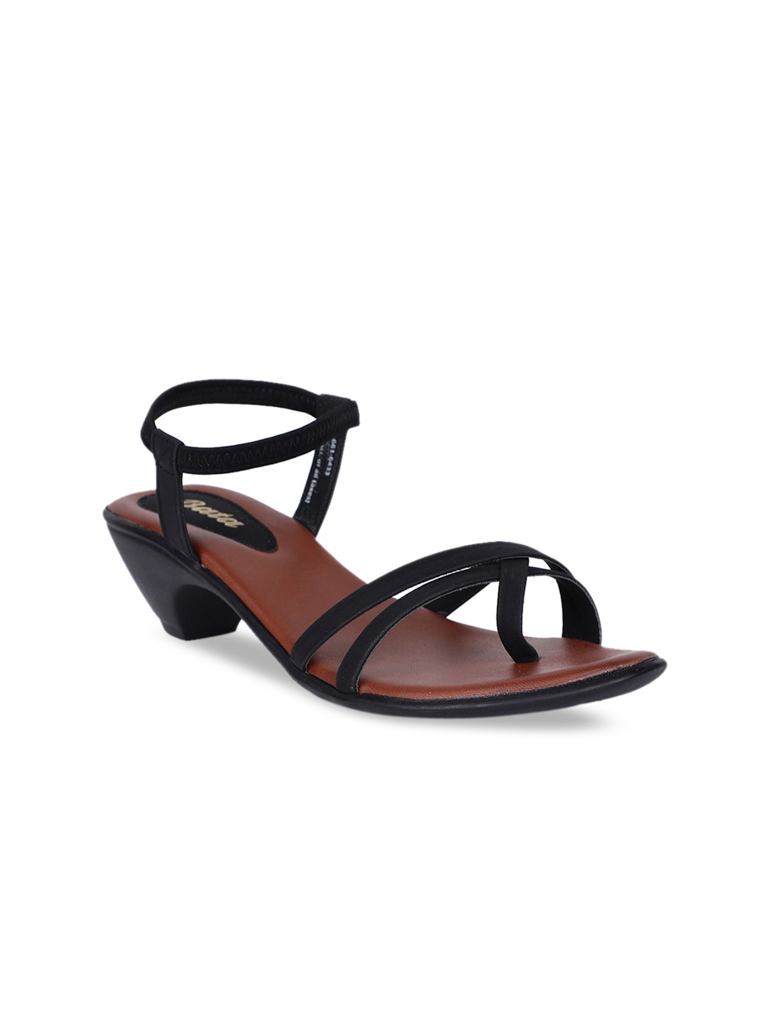 

Bata Women Black Solid Block Heels