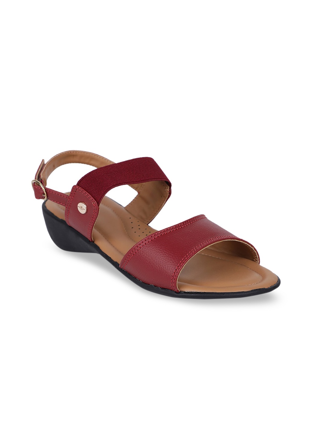 

Bata Women Maroon Solid Wedges