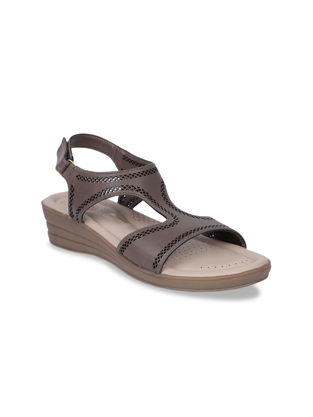 

Bata Women Brown Solid Comfort Heels