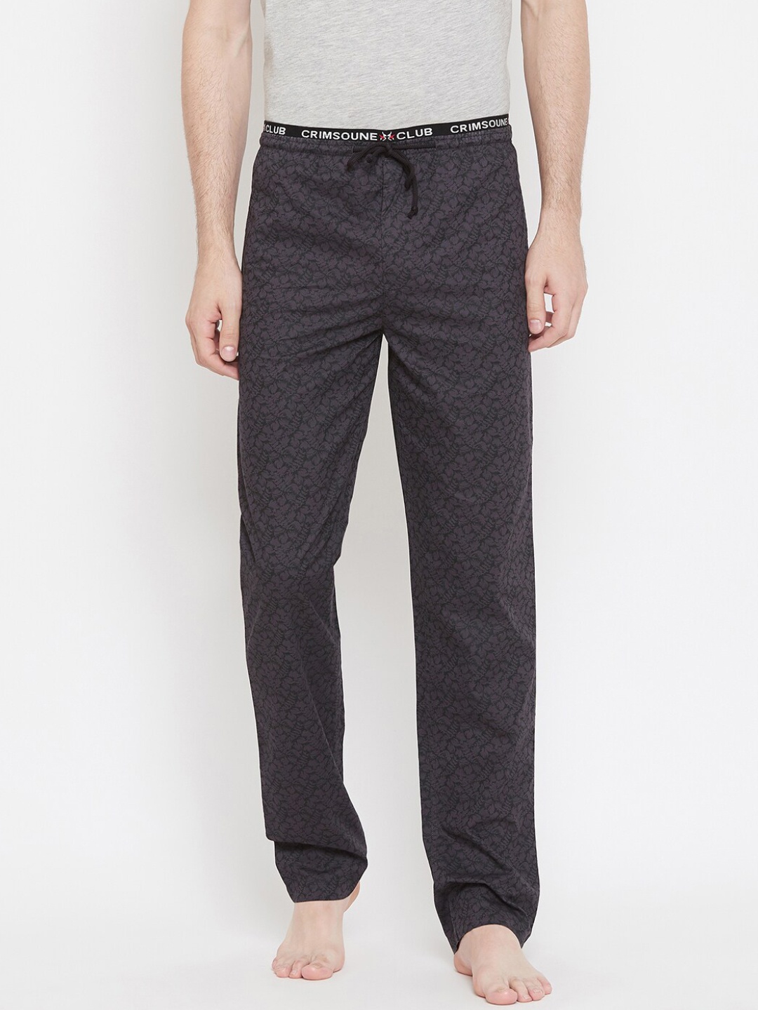 

Crimsoune Club Men Purple Printed Lounge Pants