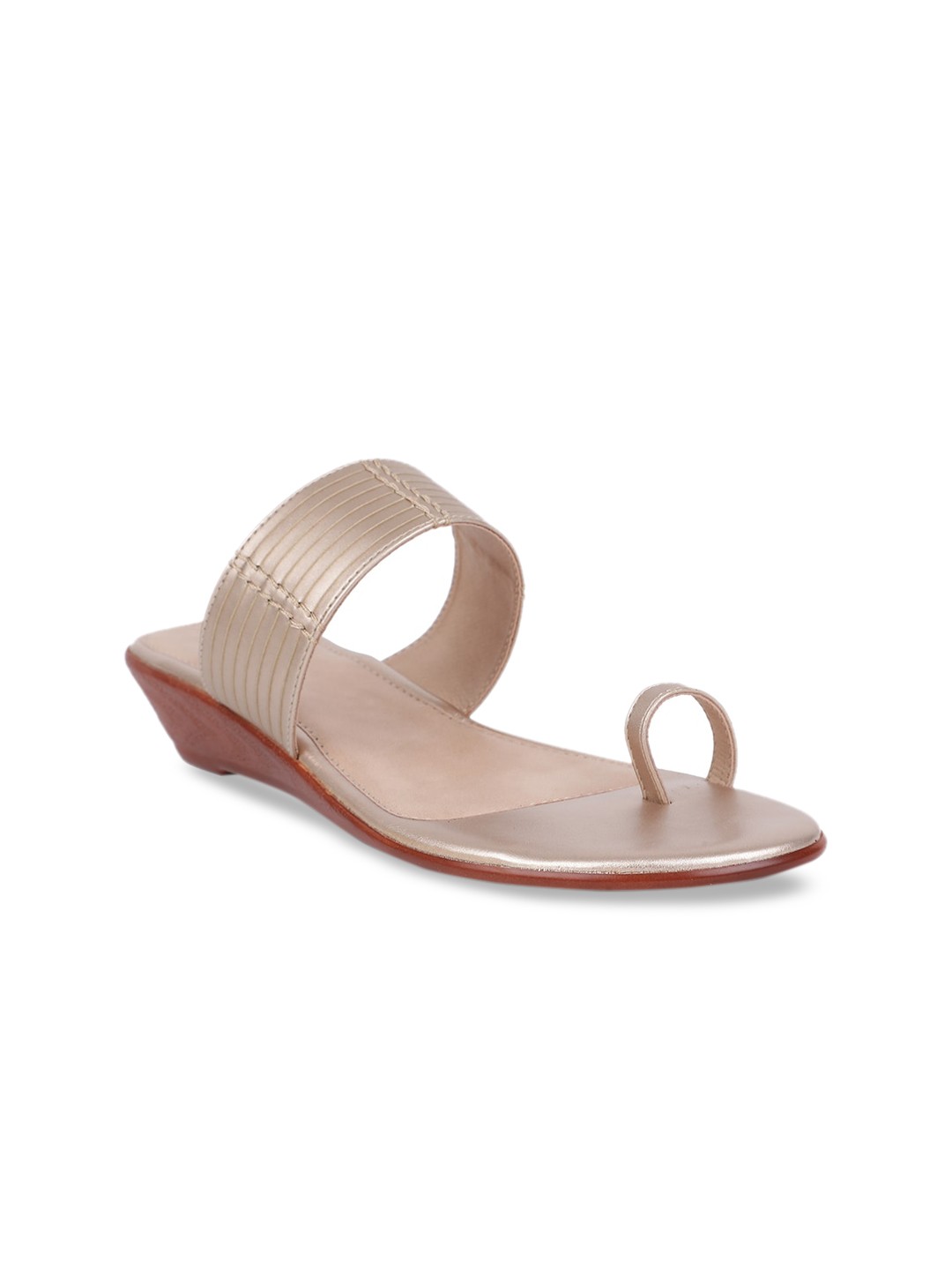 

Bata Women Beige Solid Wedges