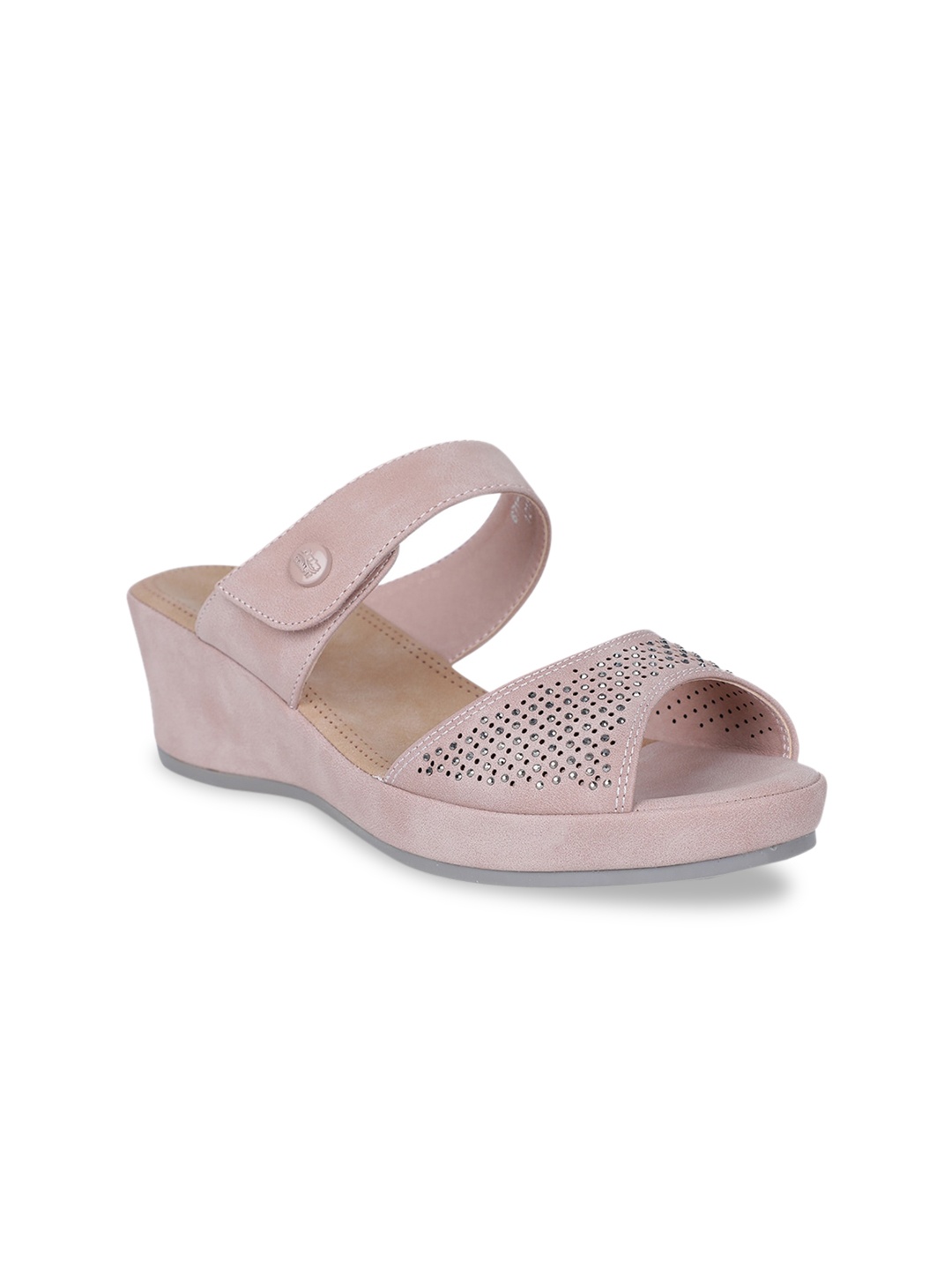 

Bata Women Pink Embellished Heels