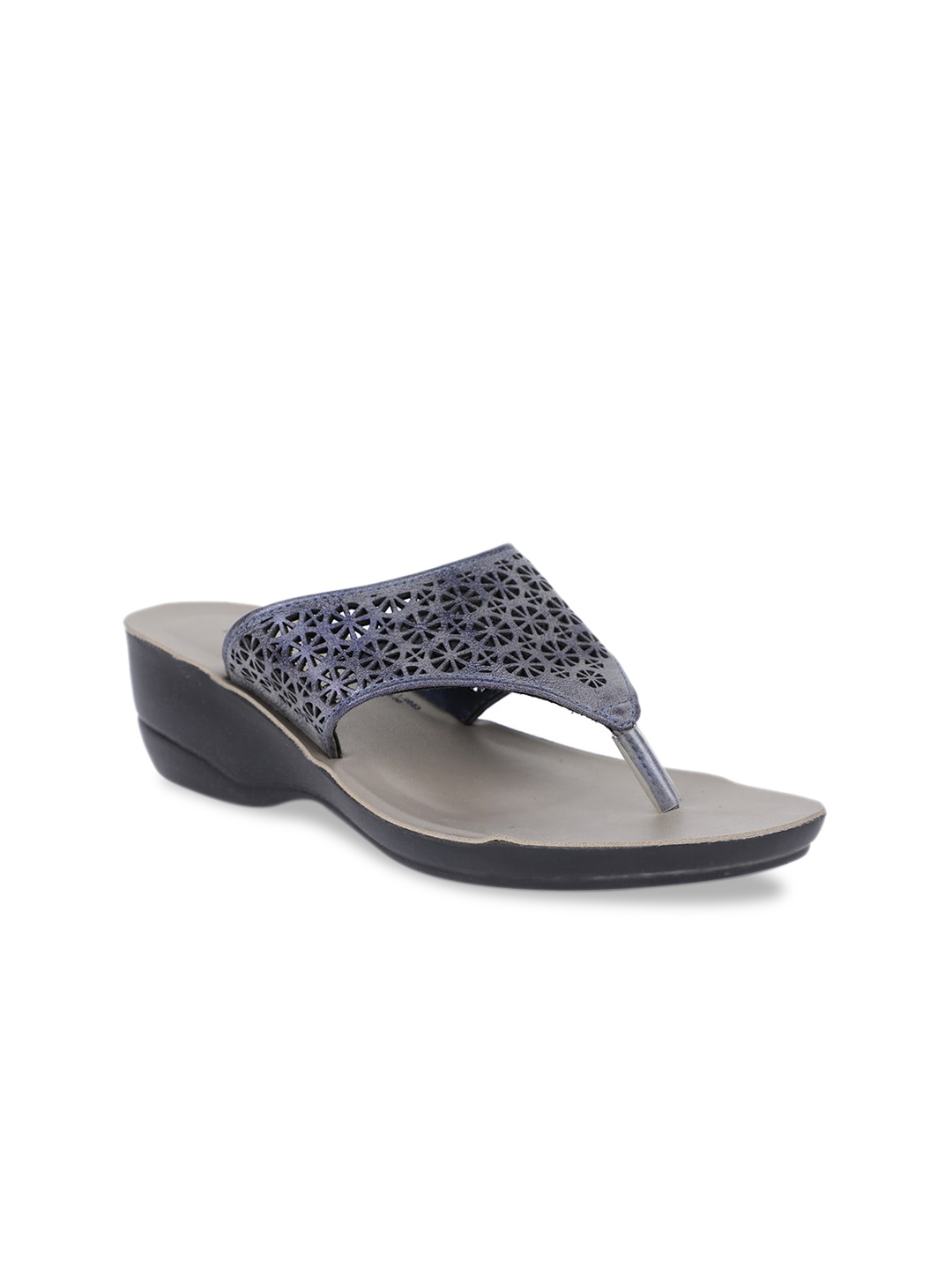 

Bata Women Blue Solid Wedges