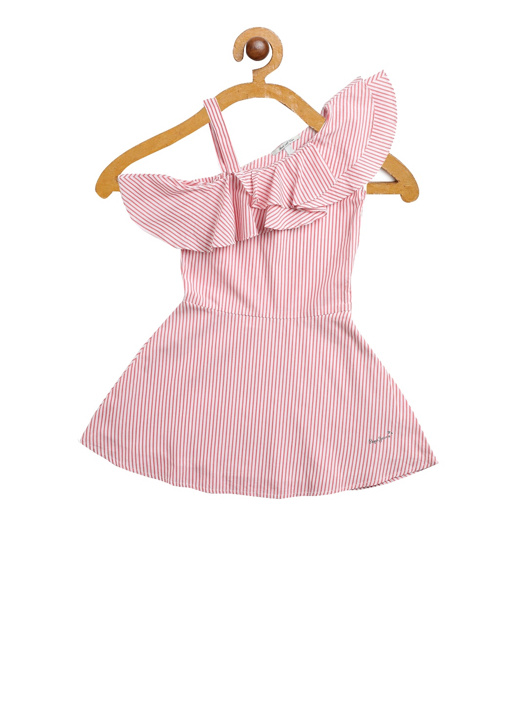 

Pepe Jeans Girls Red Striped Fit and Flare Dress