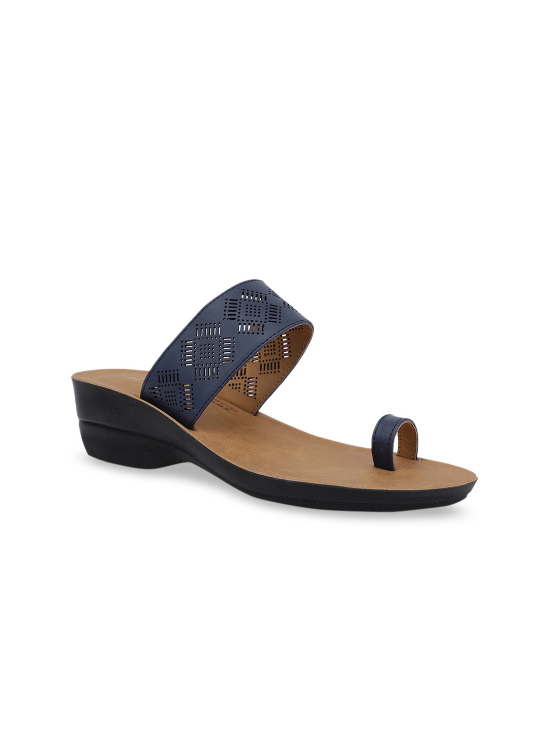 

Bata Women Navy Blue Textured Heels