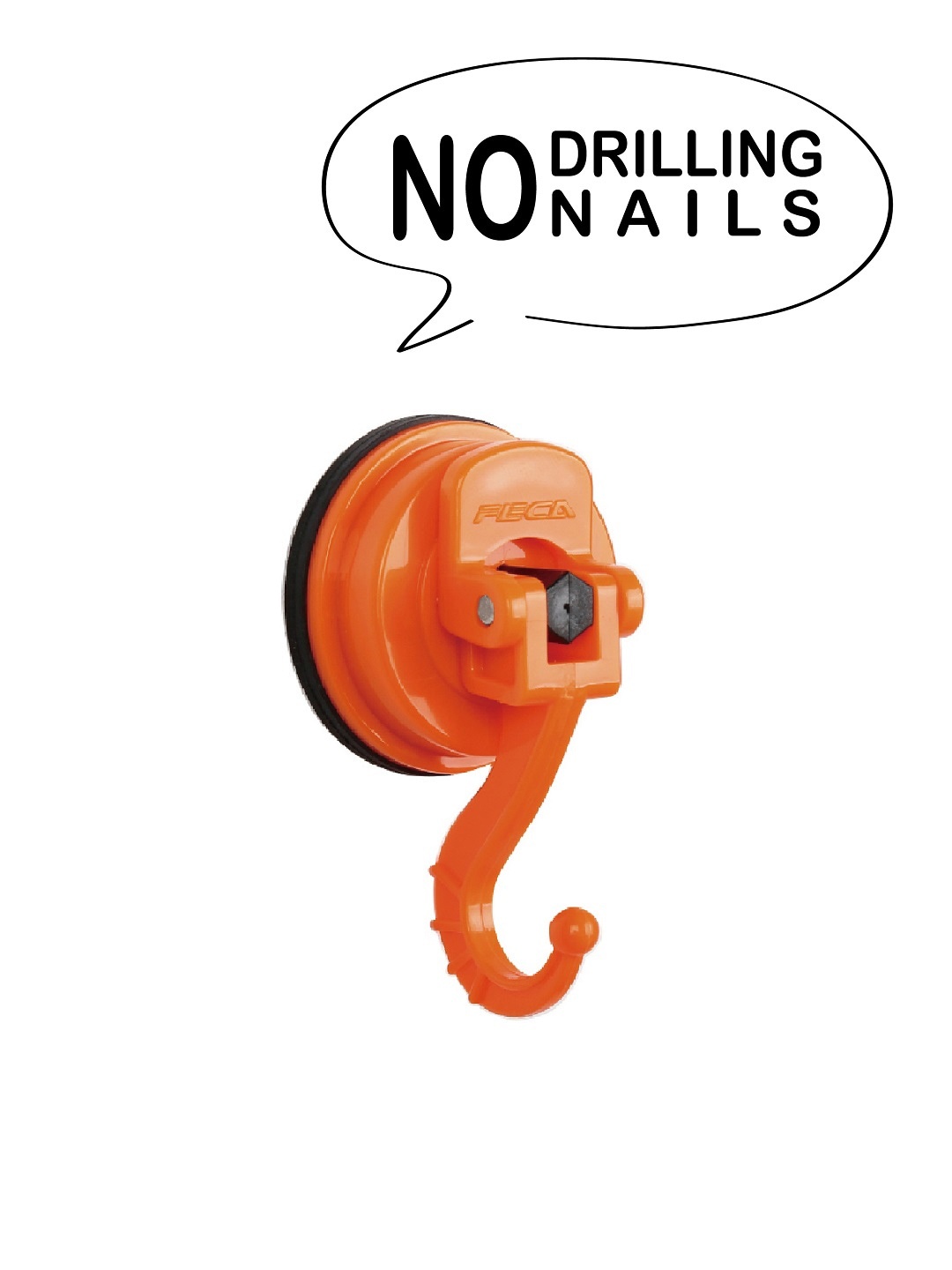 

FECA Orange Solid D26 Diana Suction Hook