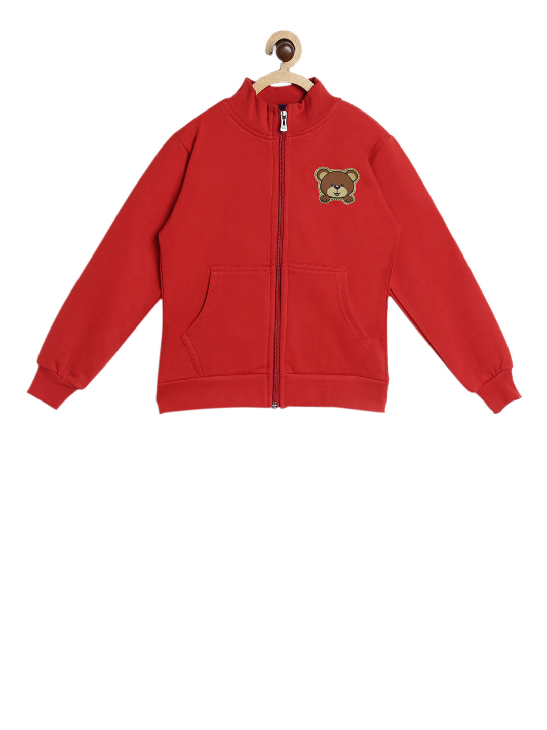 

SWEET ANGEL Girls Red Solid Sweatshirt