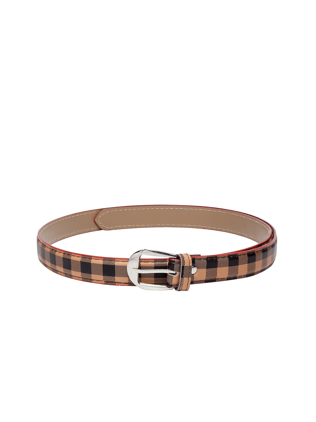 

Apsis Women Brown & Black Checked Belt