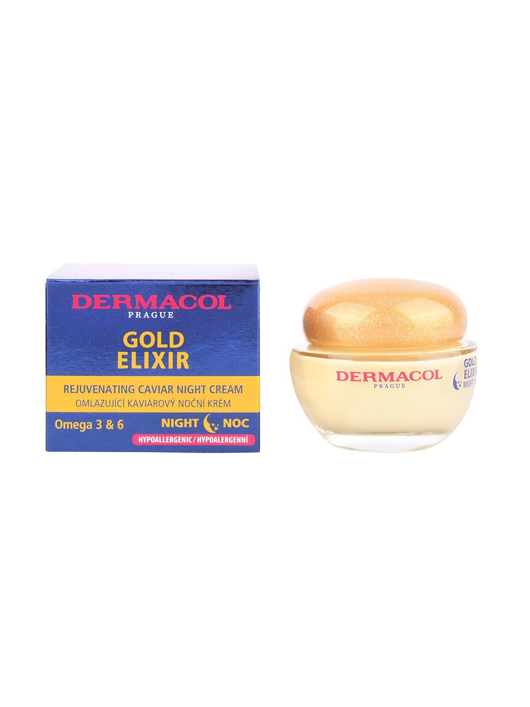 

Dermacol 4149A Gold Elixir Rejuvenating Caviar Night Cream, White