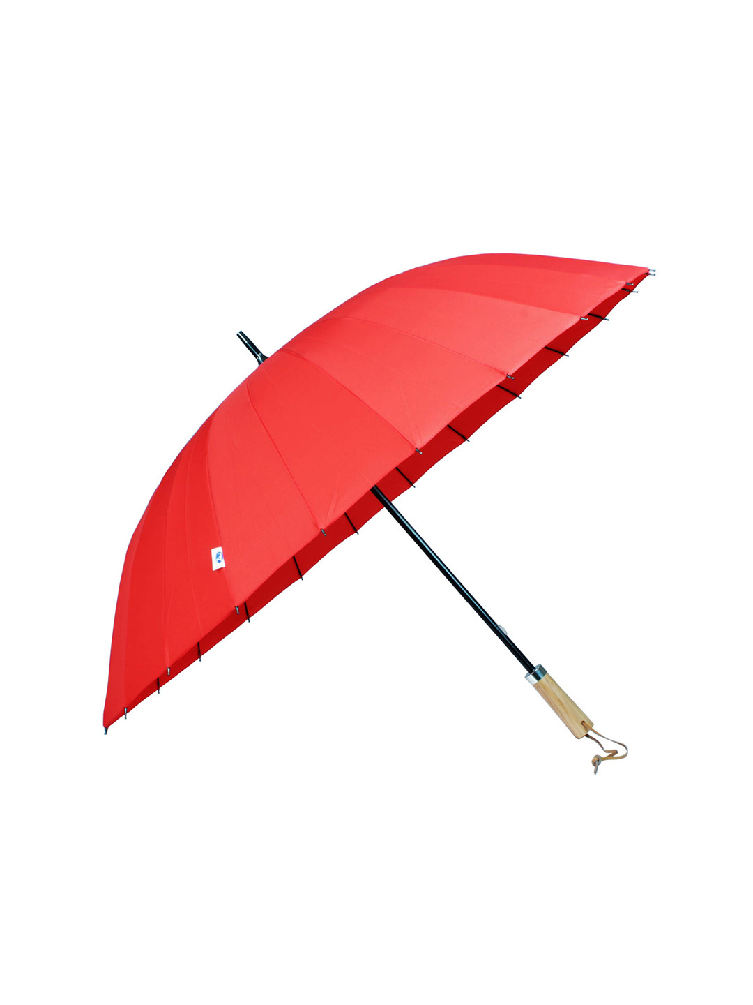 

Johns Unisex Red Solid Pagoda Semi-Automatic Umbrella