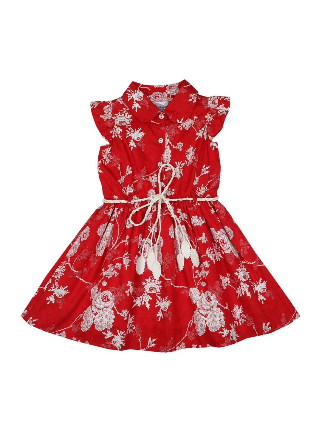 

Doodle Girls Red Printed Shirt Dress