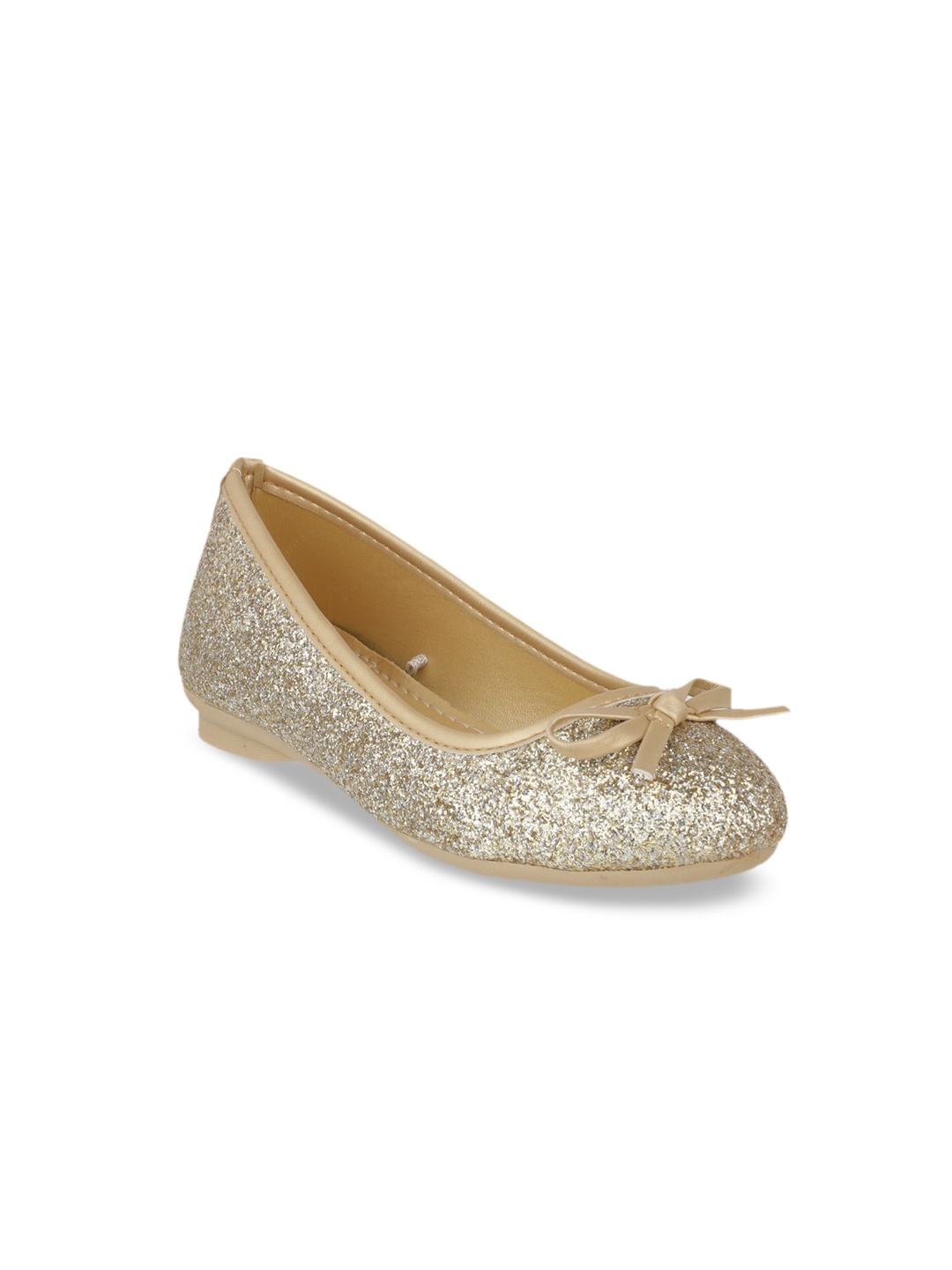 

Kidsville Gold Color Barbie Printed Ballerina for Girls