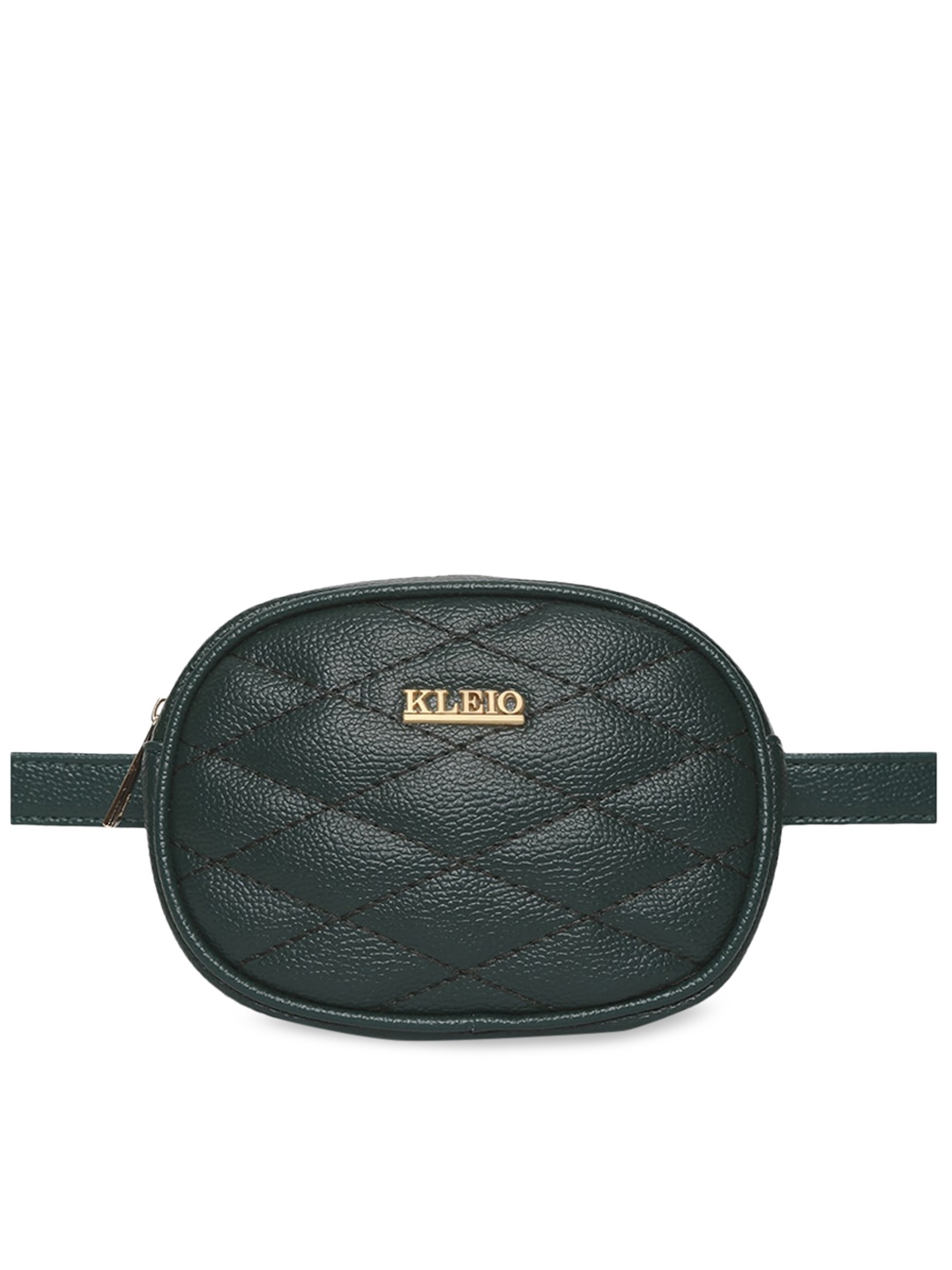 

KLEIO Quilted Belt Bag, Green