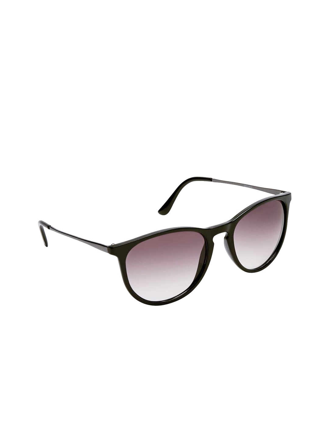 

GIO COLLECTION Unisex UV Protected Cateye Sunglasses G6032BLKGRYX, Brown