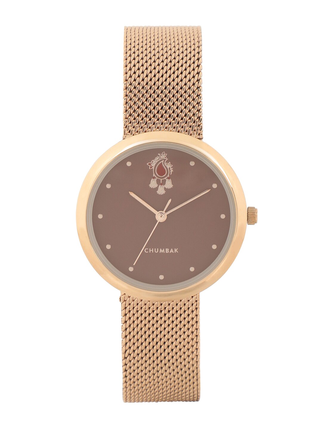 

Chumbak Women Brown Analogue Watch 8907605094040