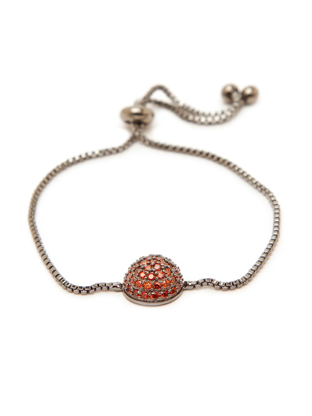 

Globus Black Rhodium-Plated Charm Bracelet