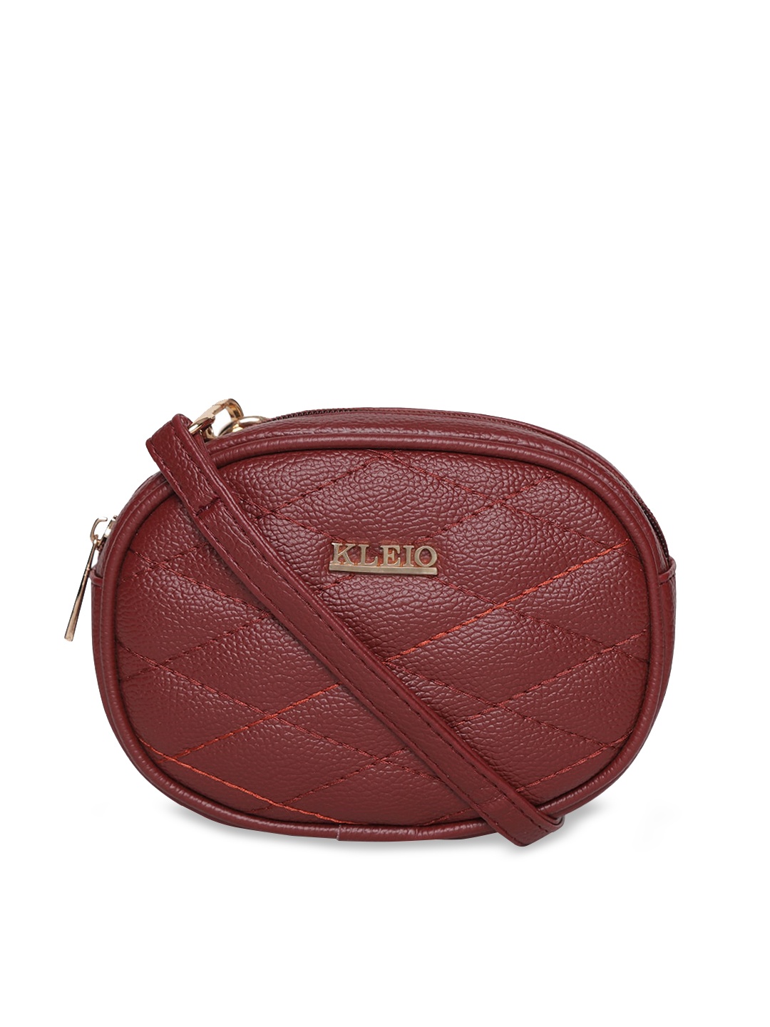 

KLEIO Quilted Belt Bag, Brown