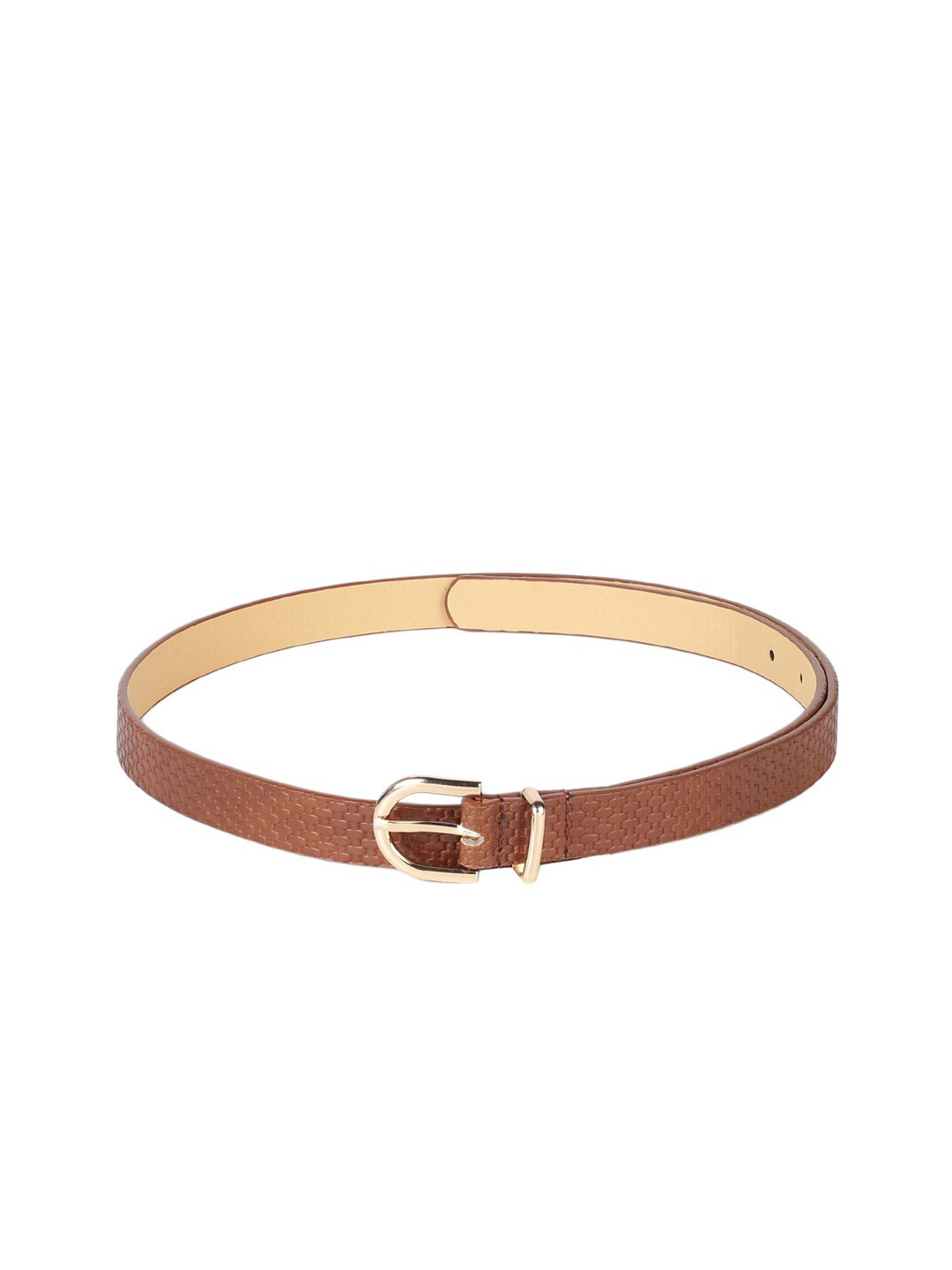 

CRUSSET Women Brown Textured Belt