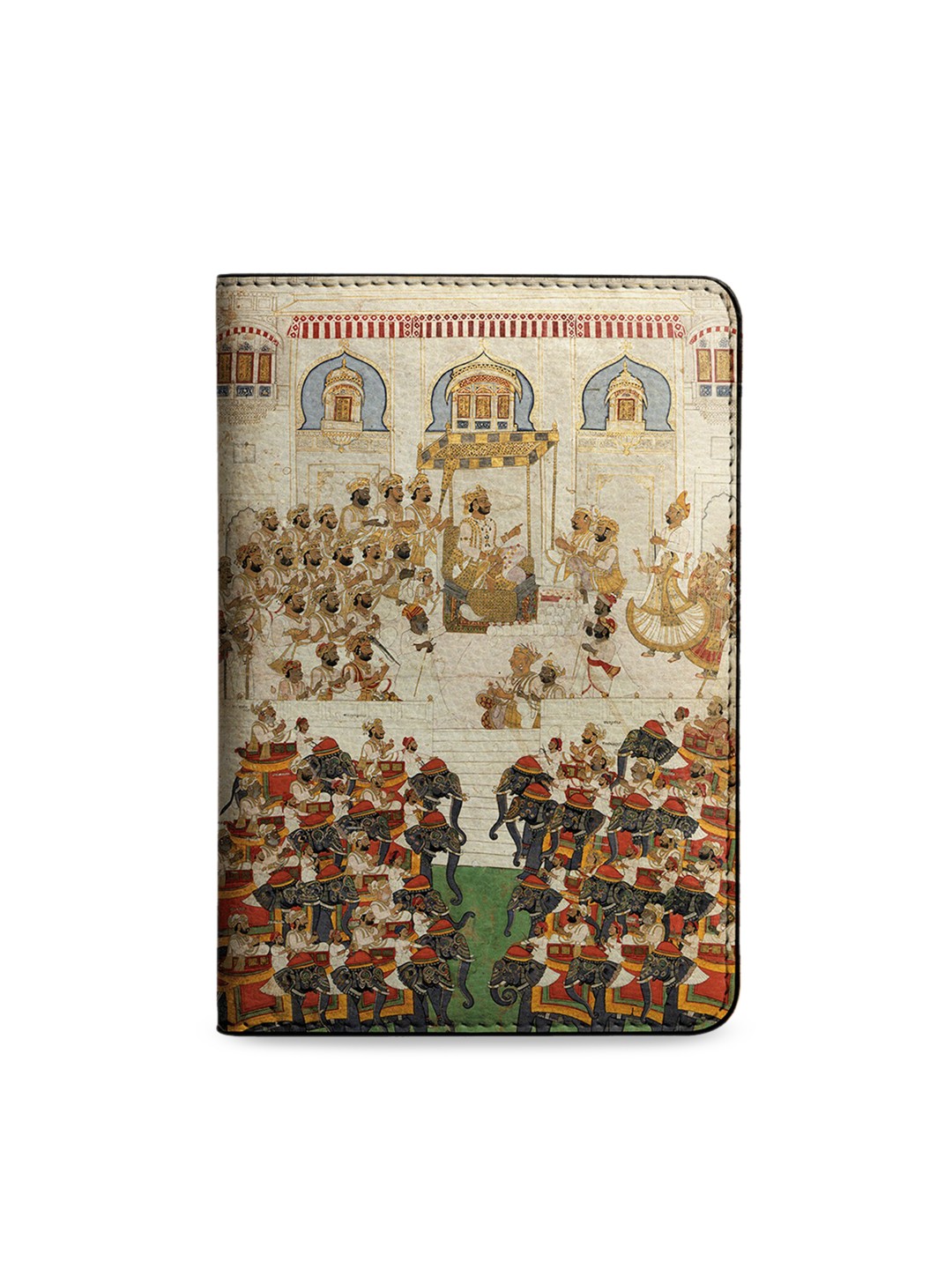 

DailyObjects Women Beige & Brown Printed Passport Holder