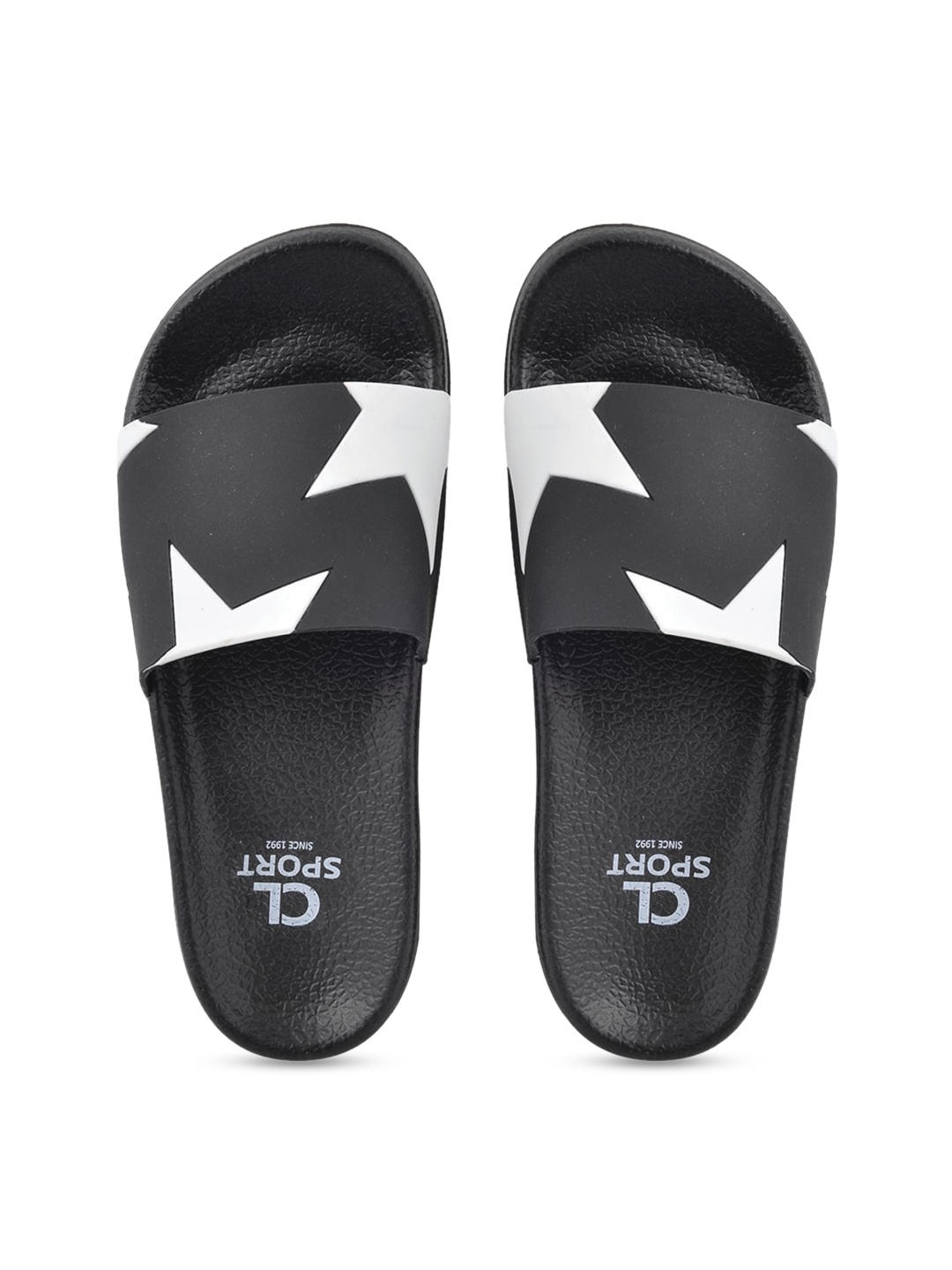 

Carlton London sports Women Black & White Printed Sliders