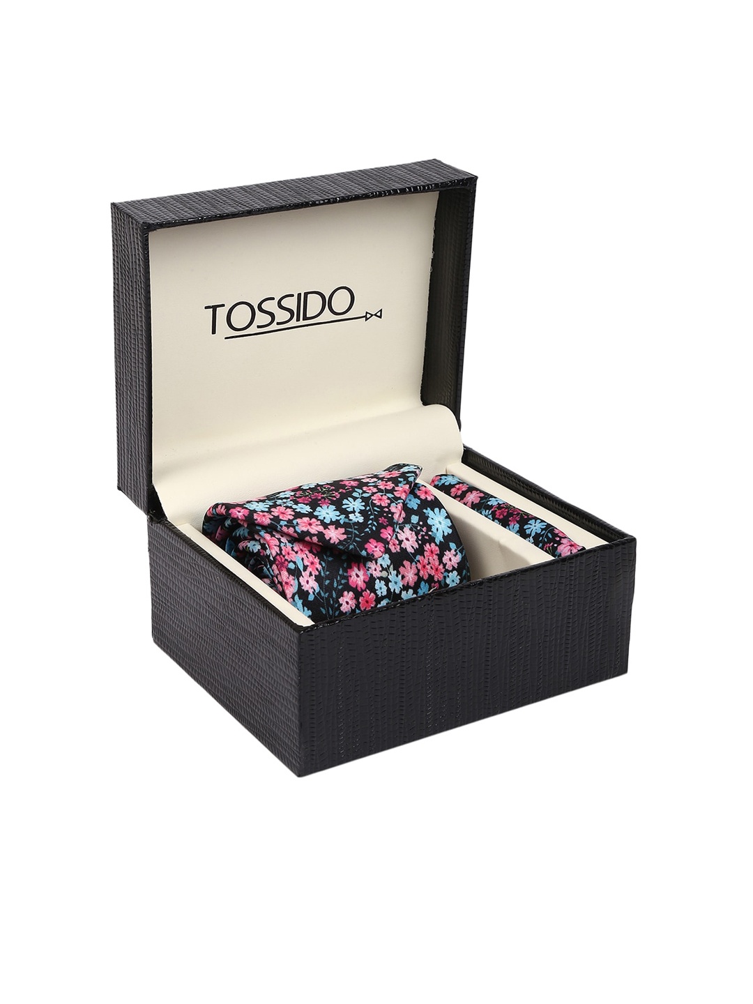 

Tossido Men Blue & Pink Printed Accessory Gift Set