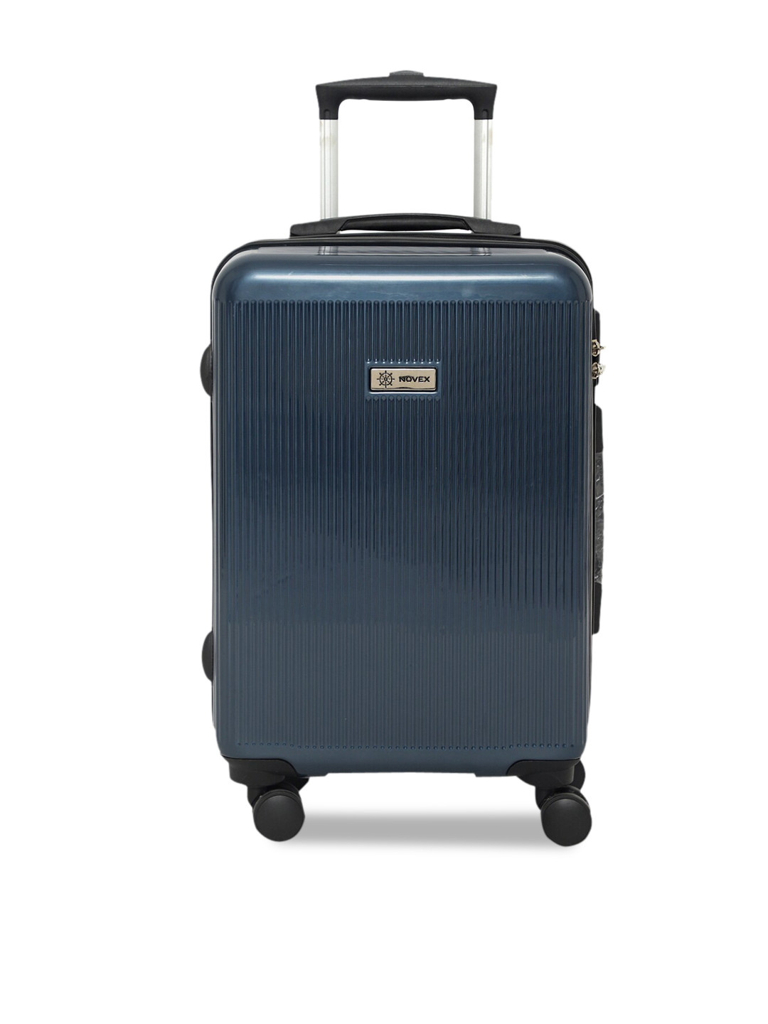 

NOVEX Unisex Blue Solid Cabin Hardsided Trolley Suitcase