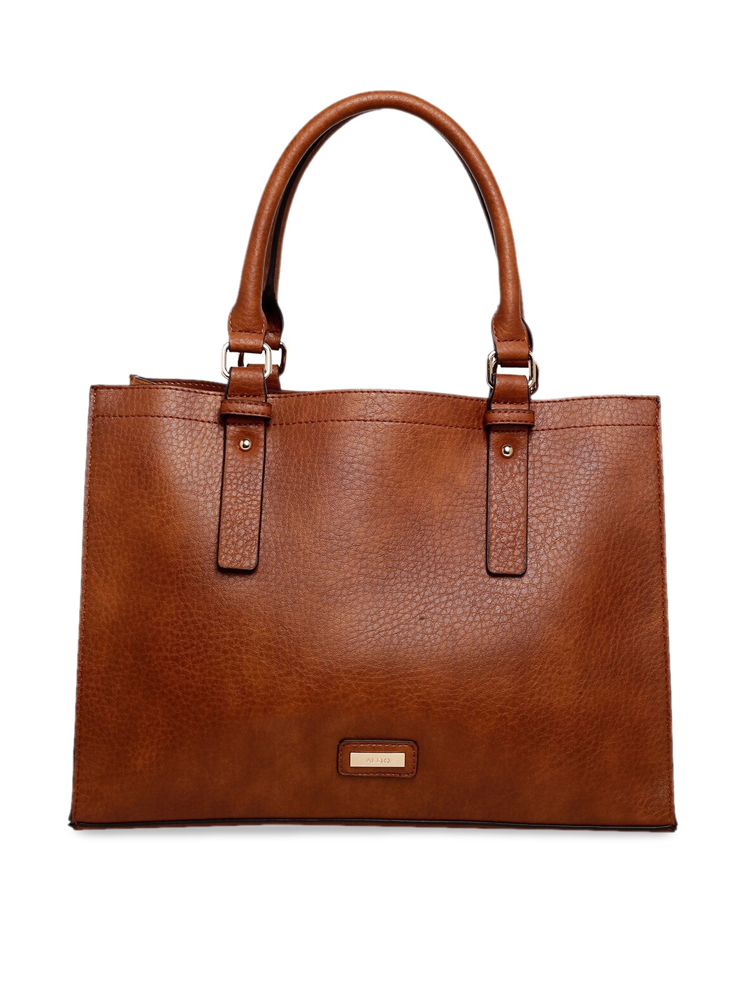 

ALDO Brown Solid Handheld Bag