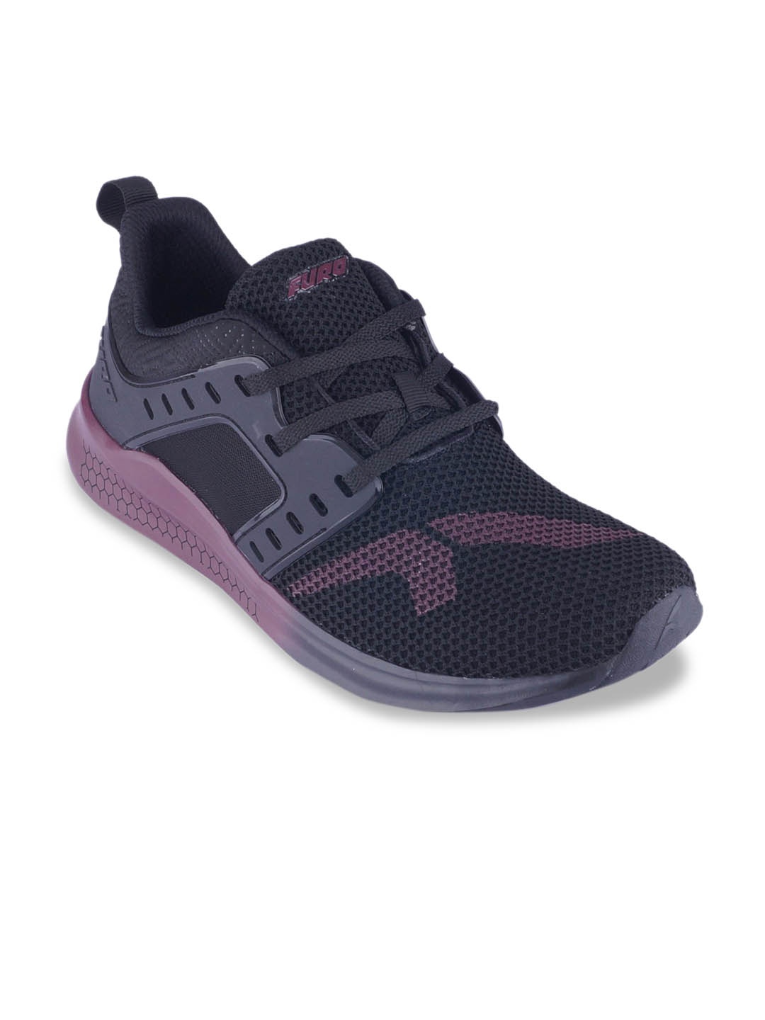 

FURO by Red Chief Men Black & Purple Walking Shoes
