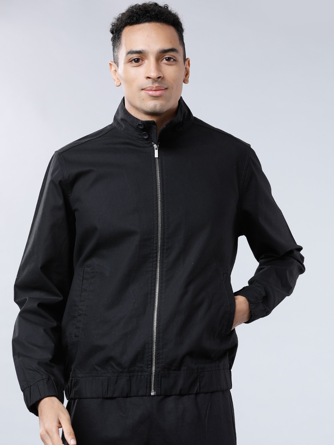 HIGHLANDER Men Black Solid Sporty Shacket