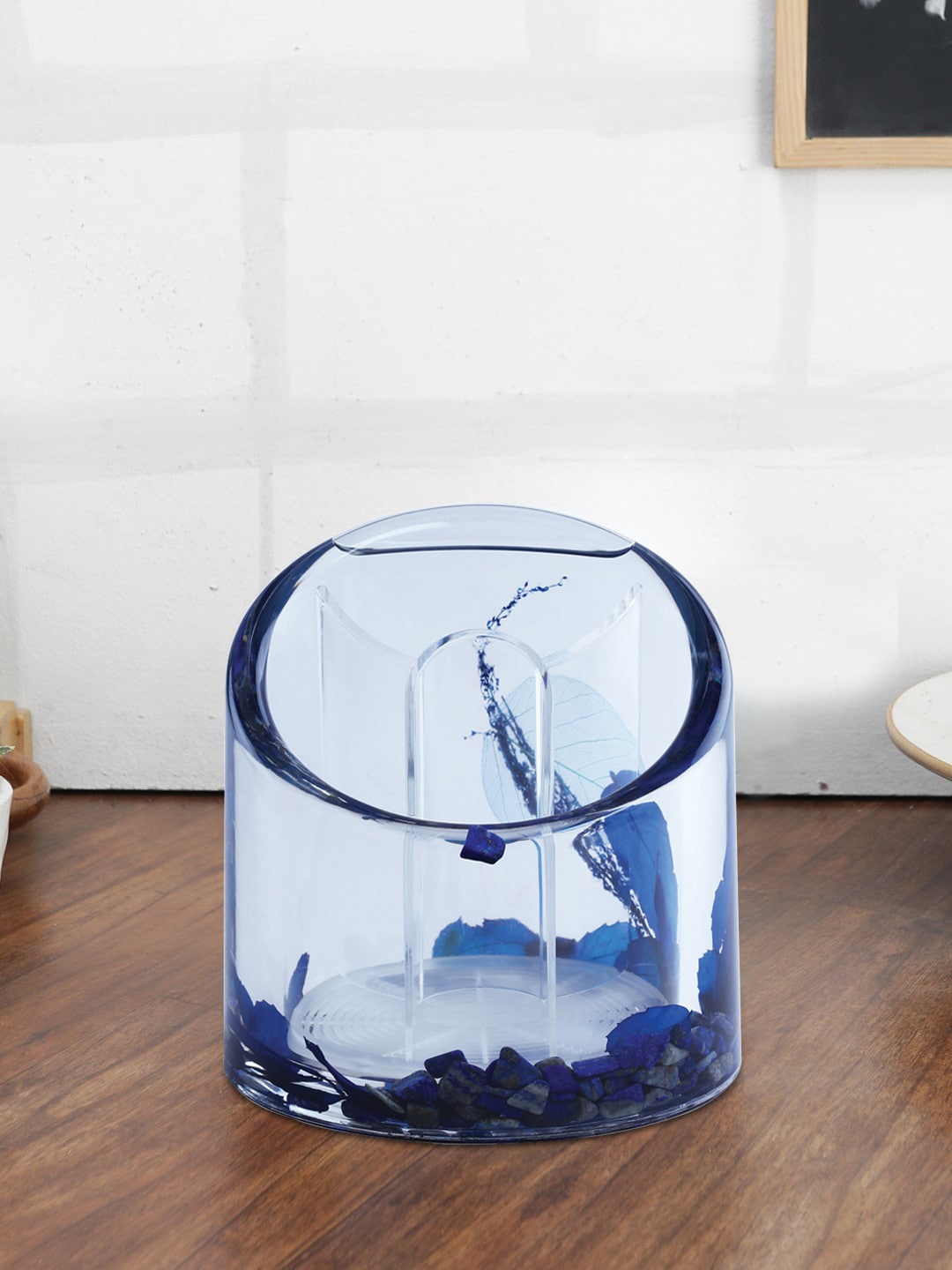 OBSESSIONS Blue & Transparent Agua Fork Holder