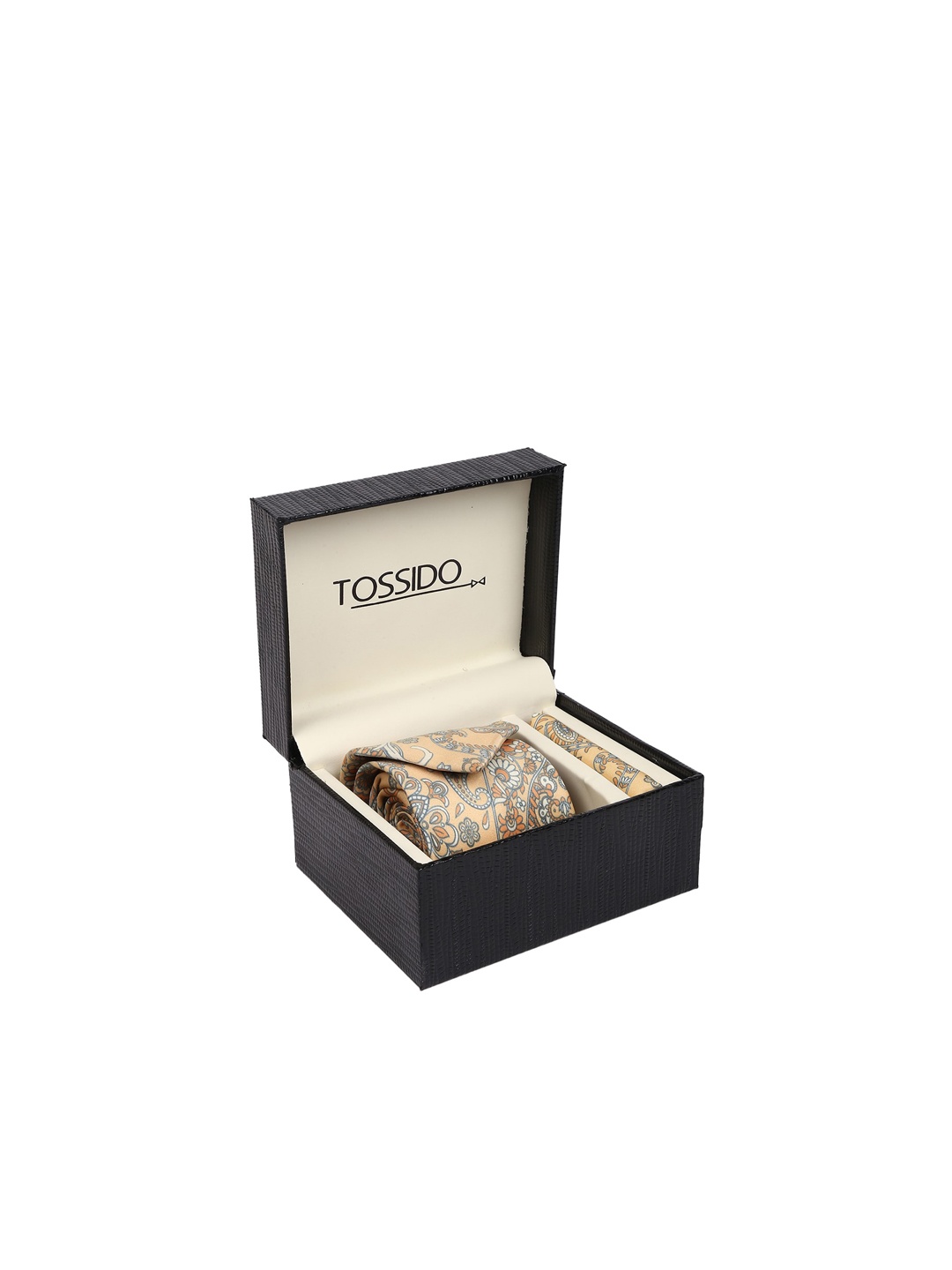 Tossido Men Yellow & Green Printed Accessory Gift Set