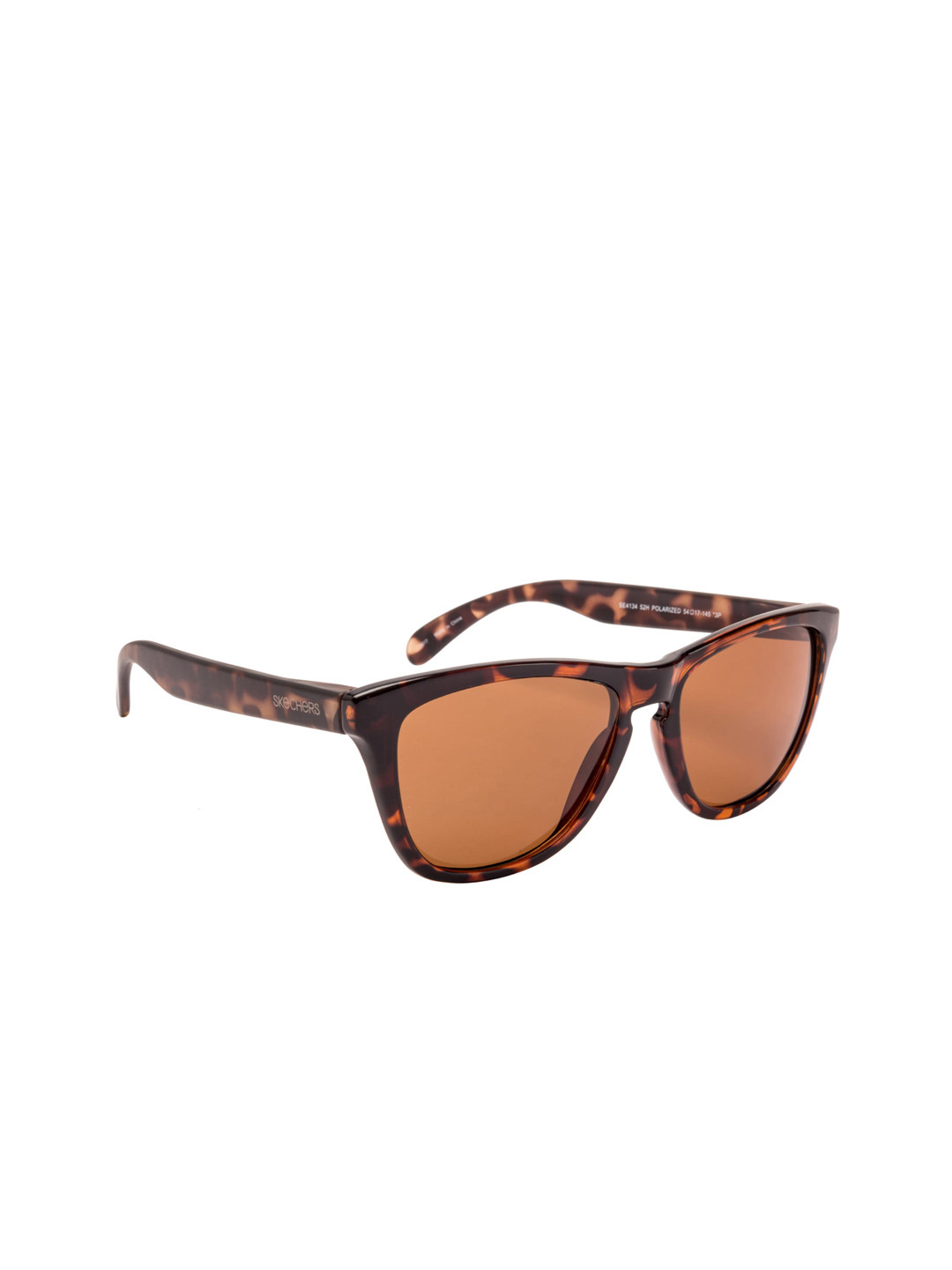 

Skechers Women UV Protected Lens Wayfarer Sunglasses SE4134 54 52H, Brown