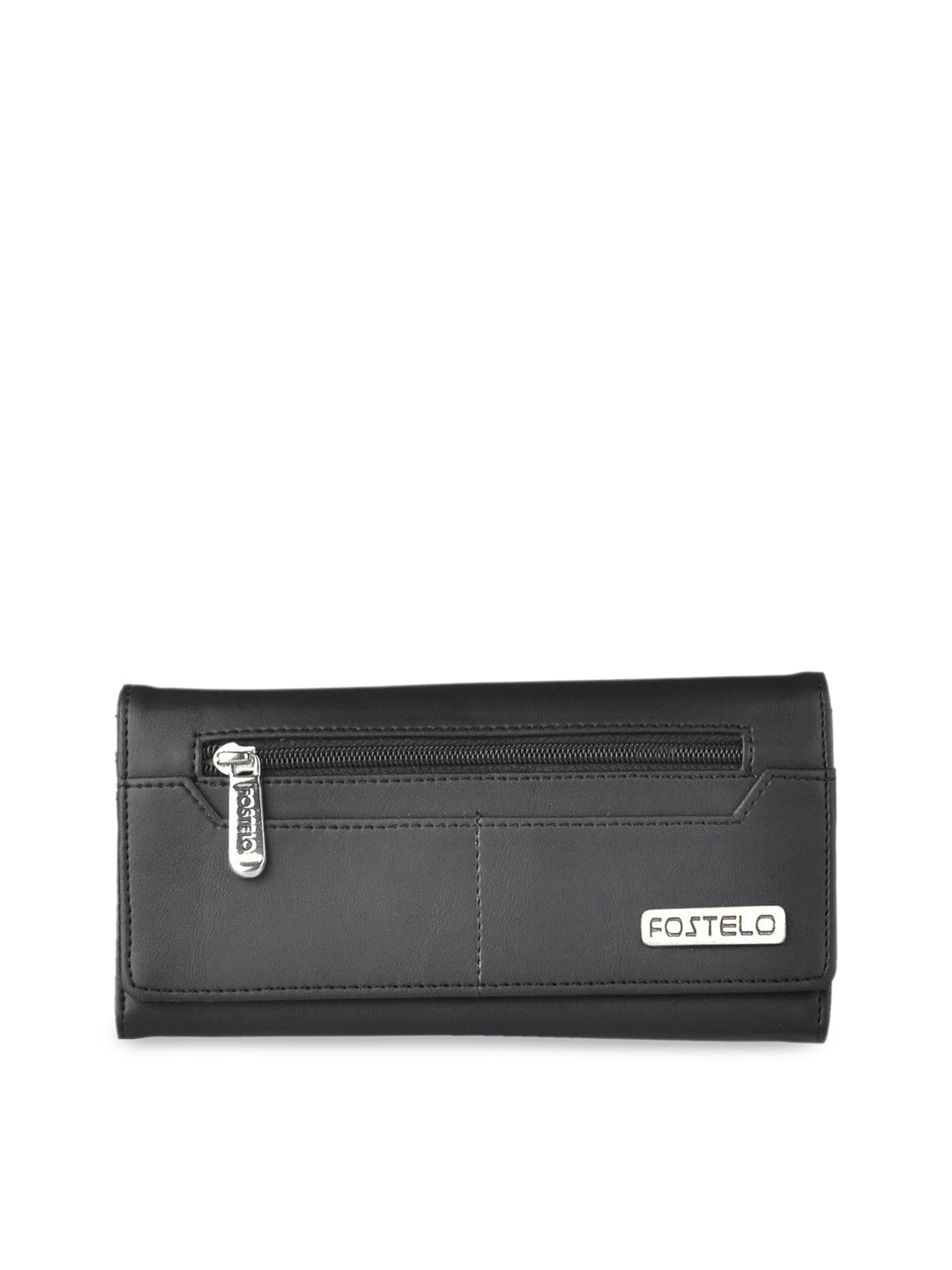 

Fostelo Black Solid Clutch