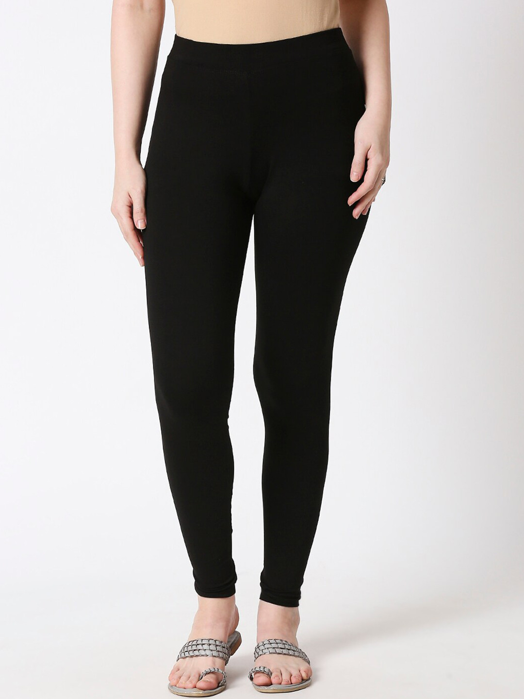 

ZRI Women Black Solid Ankle-Length Leggings