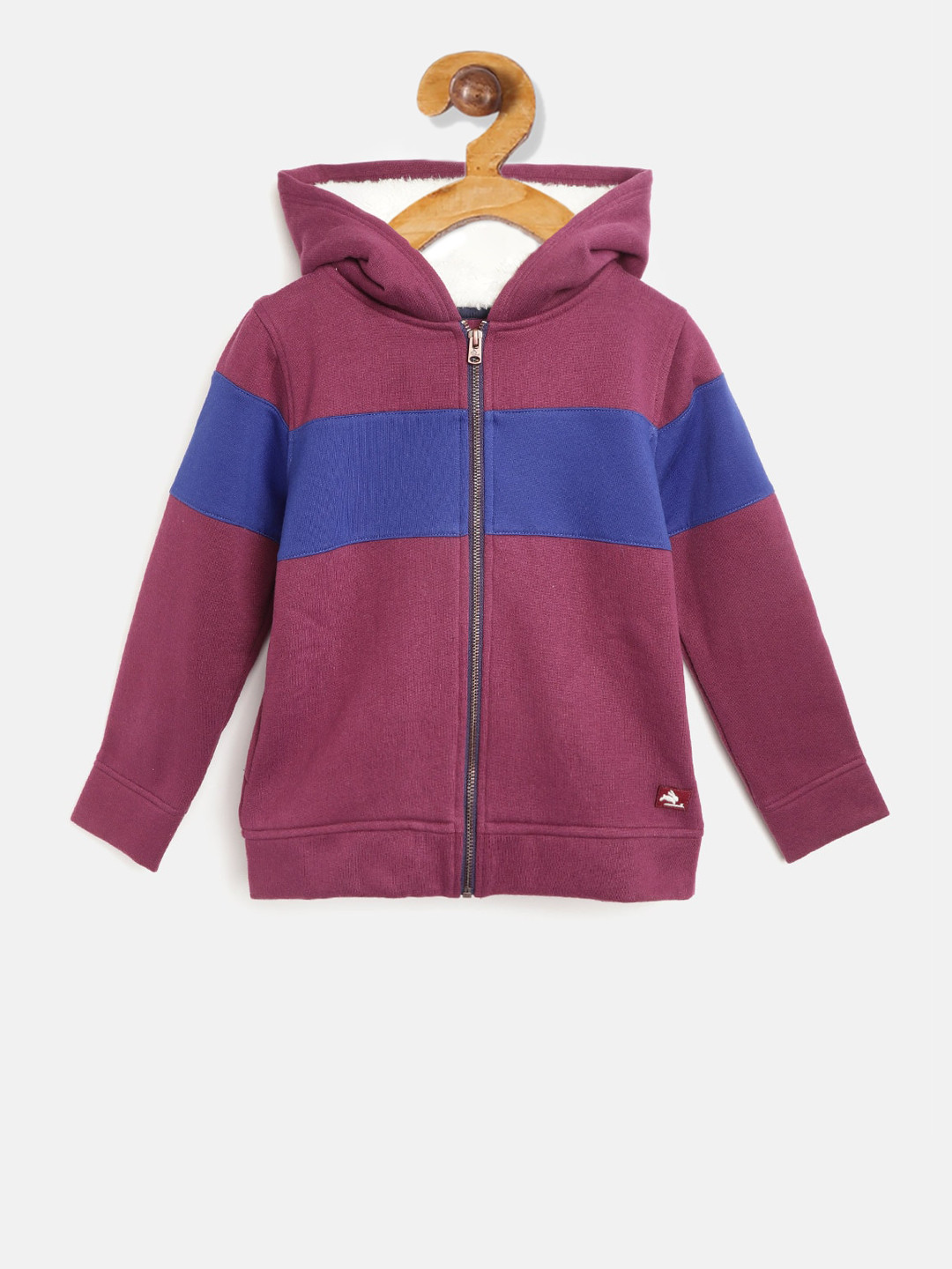 

Cherry Crumble Boys Burgundy Striped Sweatshirt