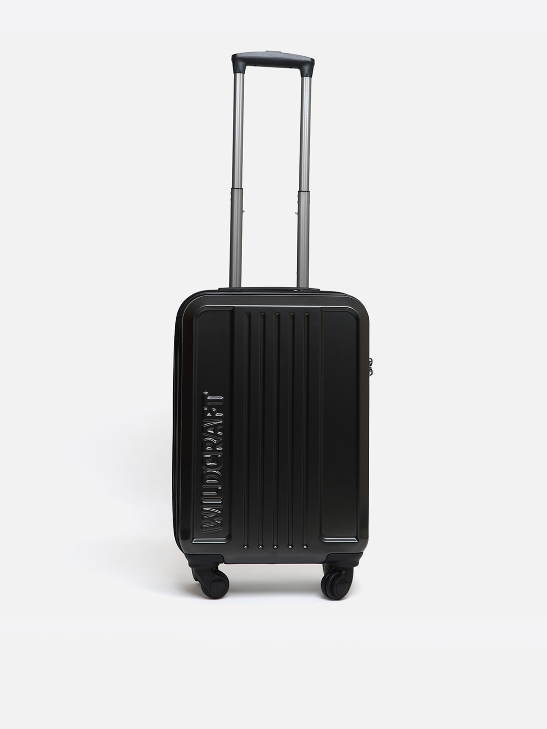 

Wildcraft Unisex Black Textured Hard-Side Medium Trolley Suitcase