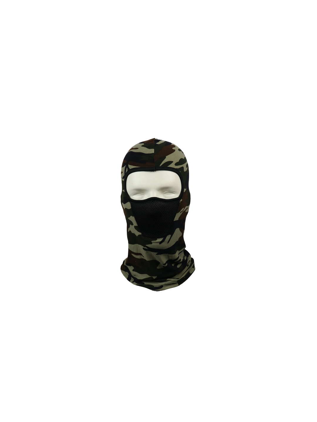 

iSWEVEN Unisex Green & Brown Camouflage Printed Balaclavas Mask