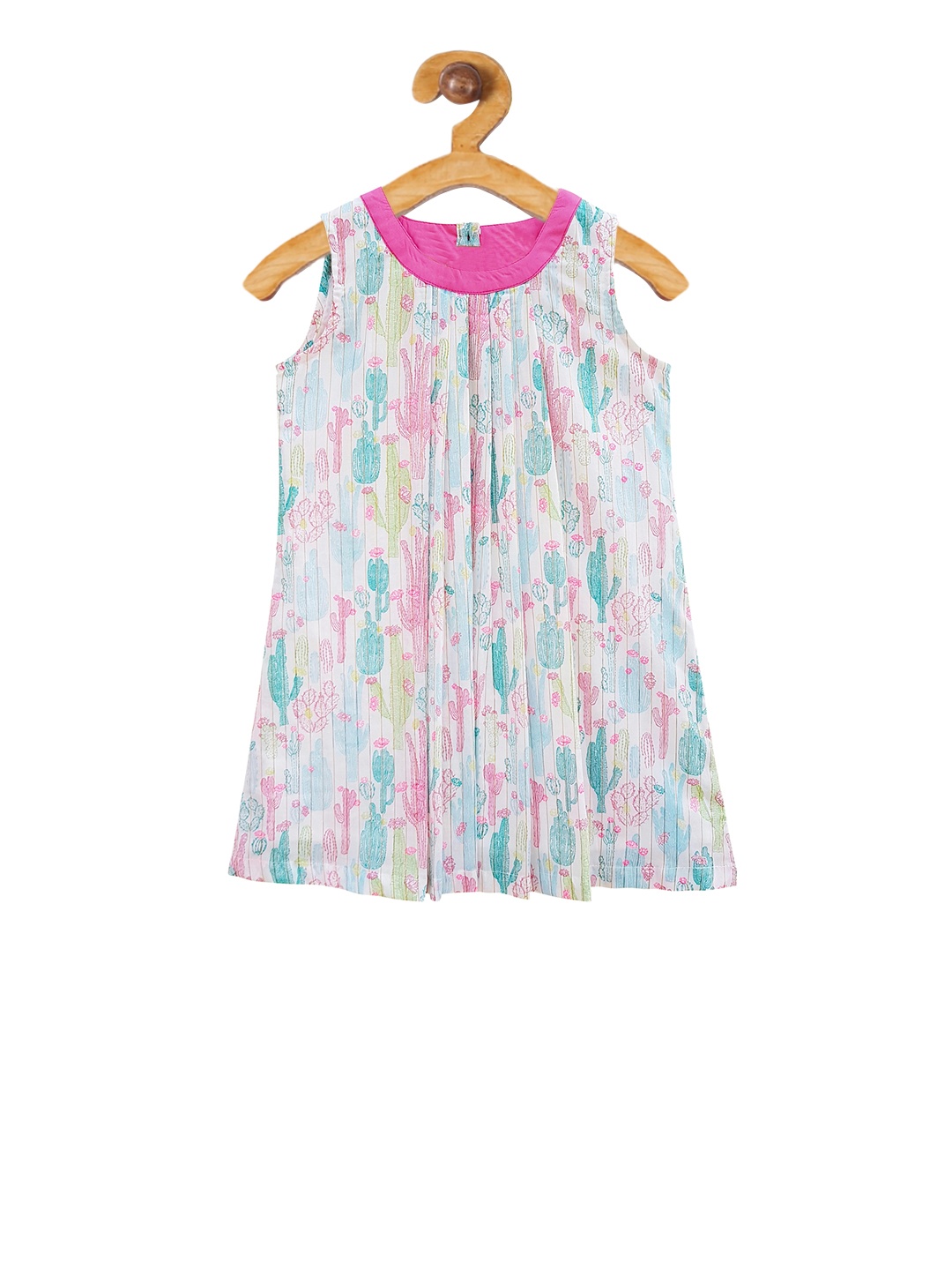 

Campana Girls Multicoloured Printed A-Line Dress, Multi