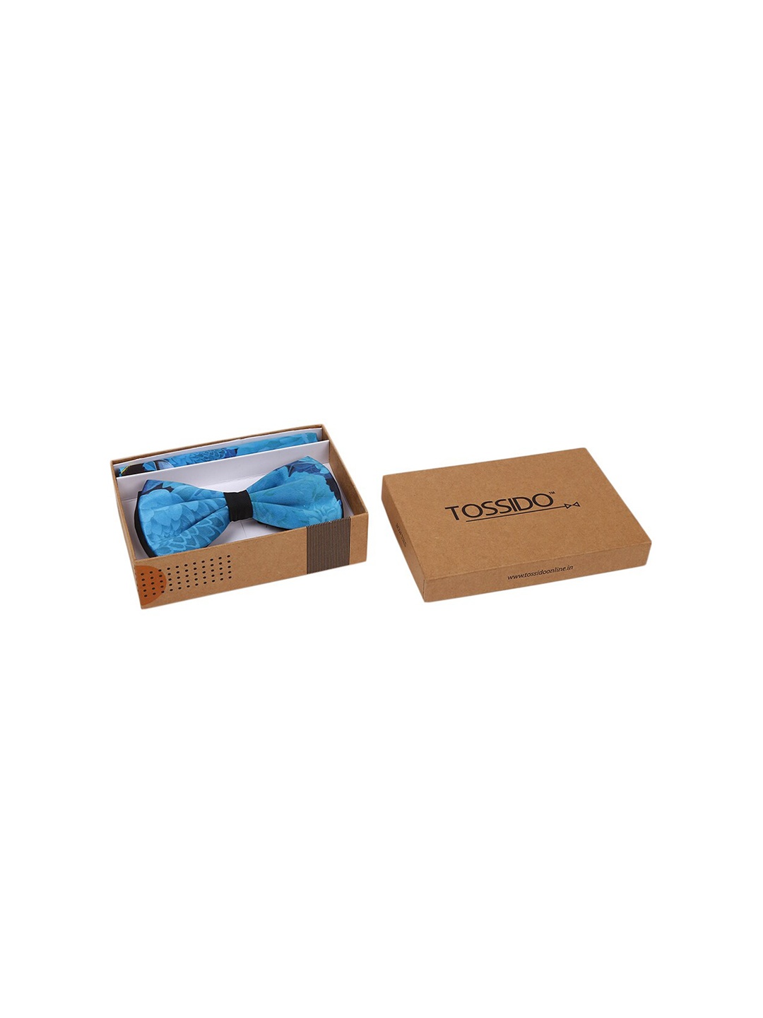 

Tossido Men Blue & Yellow Printed Accessory Gift Set