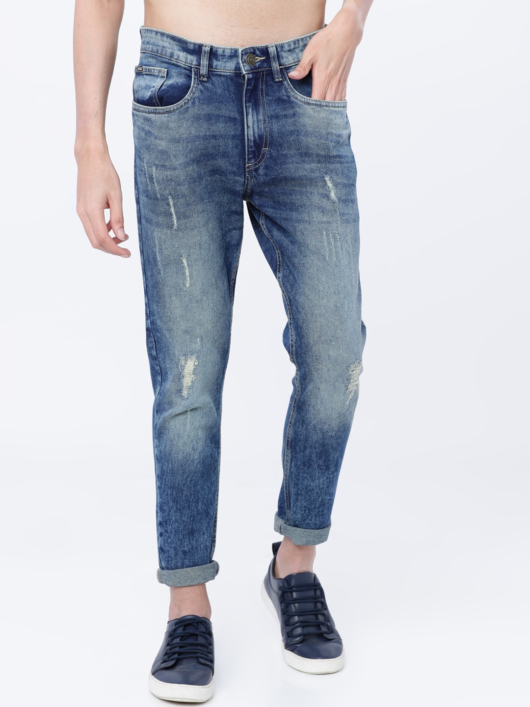 

HIGHLANDER Men Blue Tapered Fit Jeans