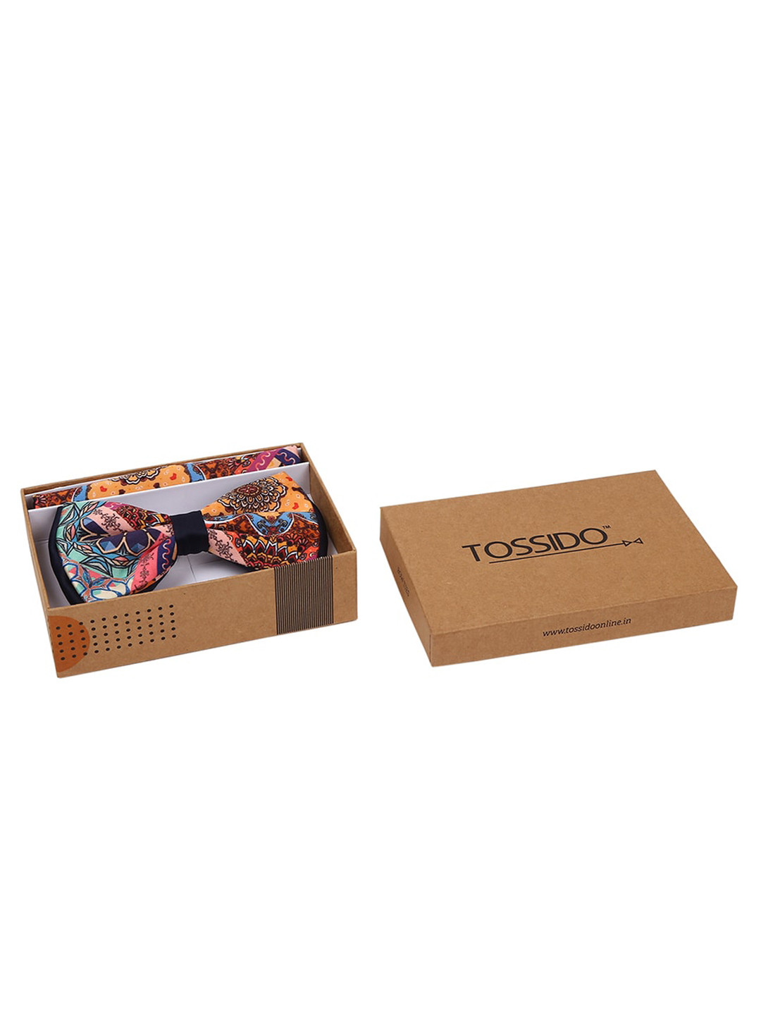 

Tossido Men Red & Blue Printed Accessories Gift Set